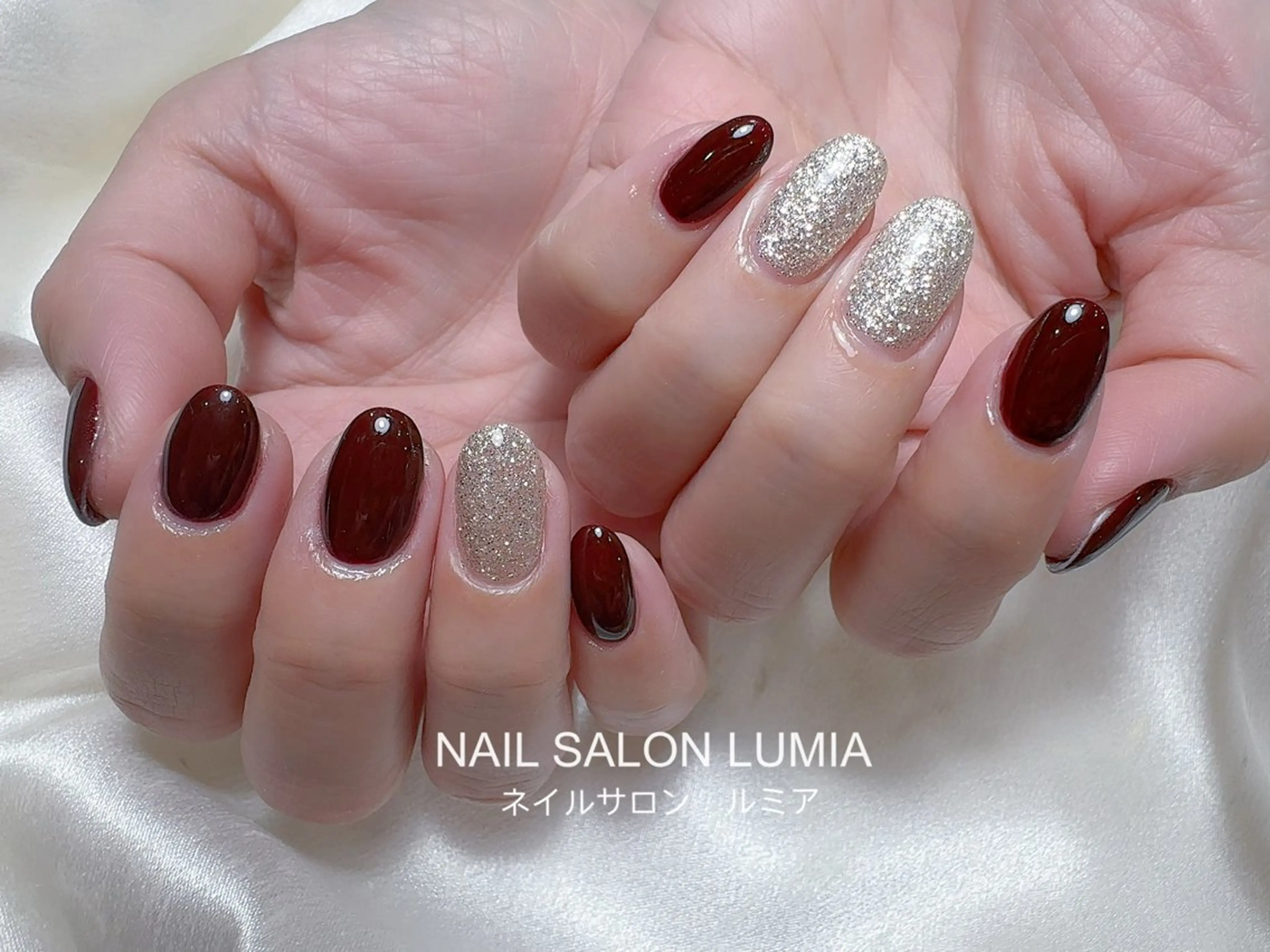 ネイル ハンドネイル ネイルサロン ルミア Lumia 店長のネイルデザイン