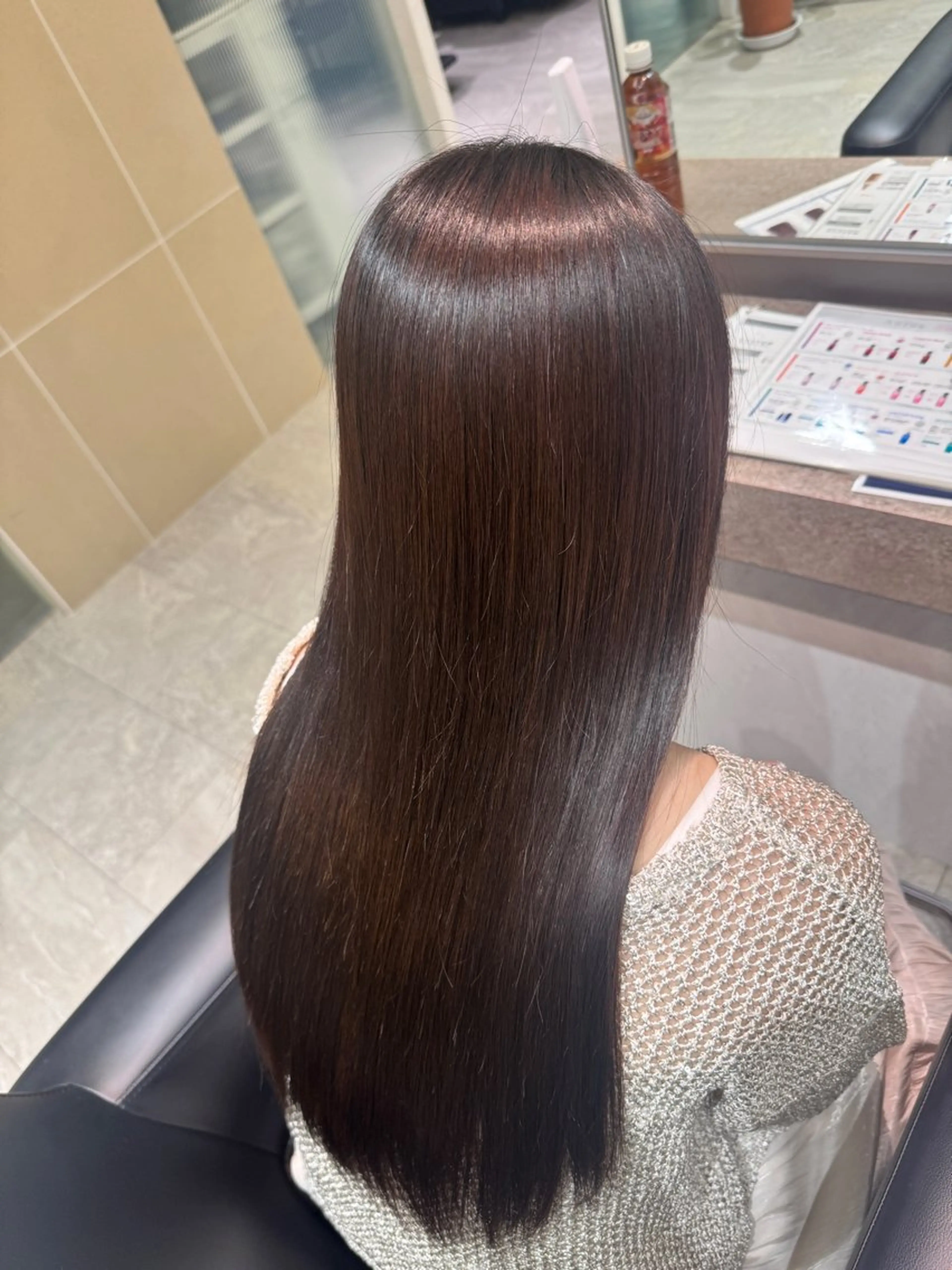 ロング 縮毛矯正 sakura❀/板橋 モデル募集中🪄︎︎のヘアスタイル