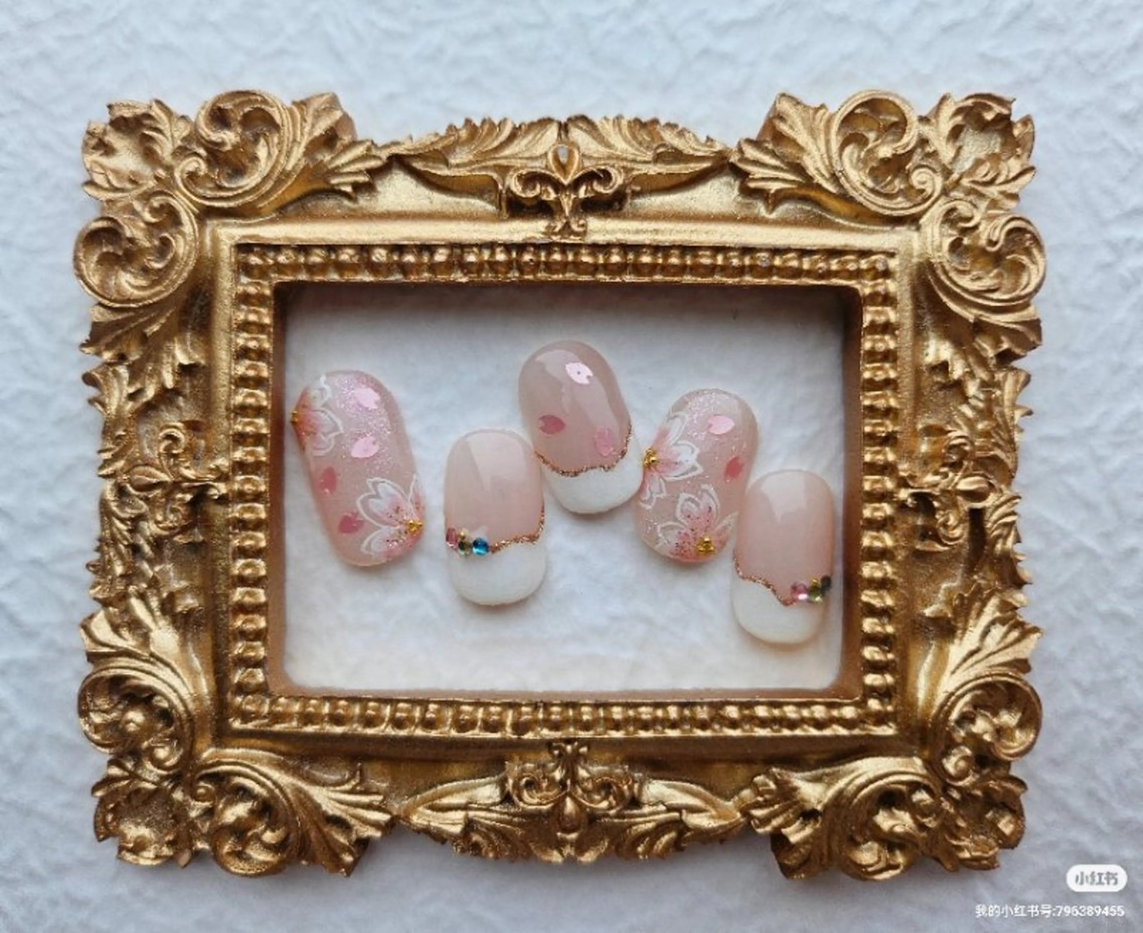 桜ネイルの写真