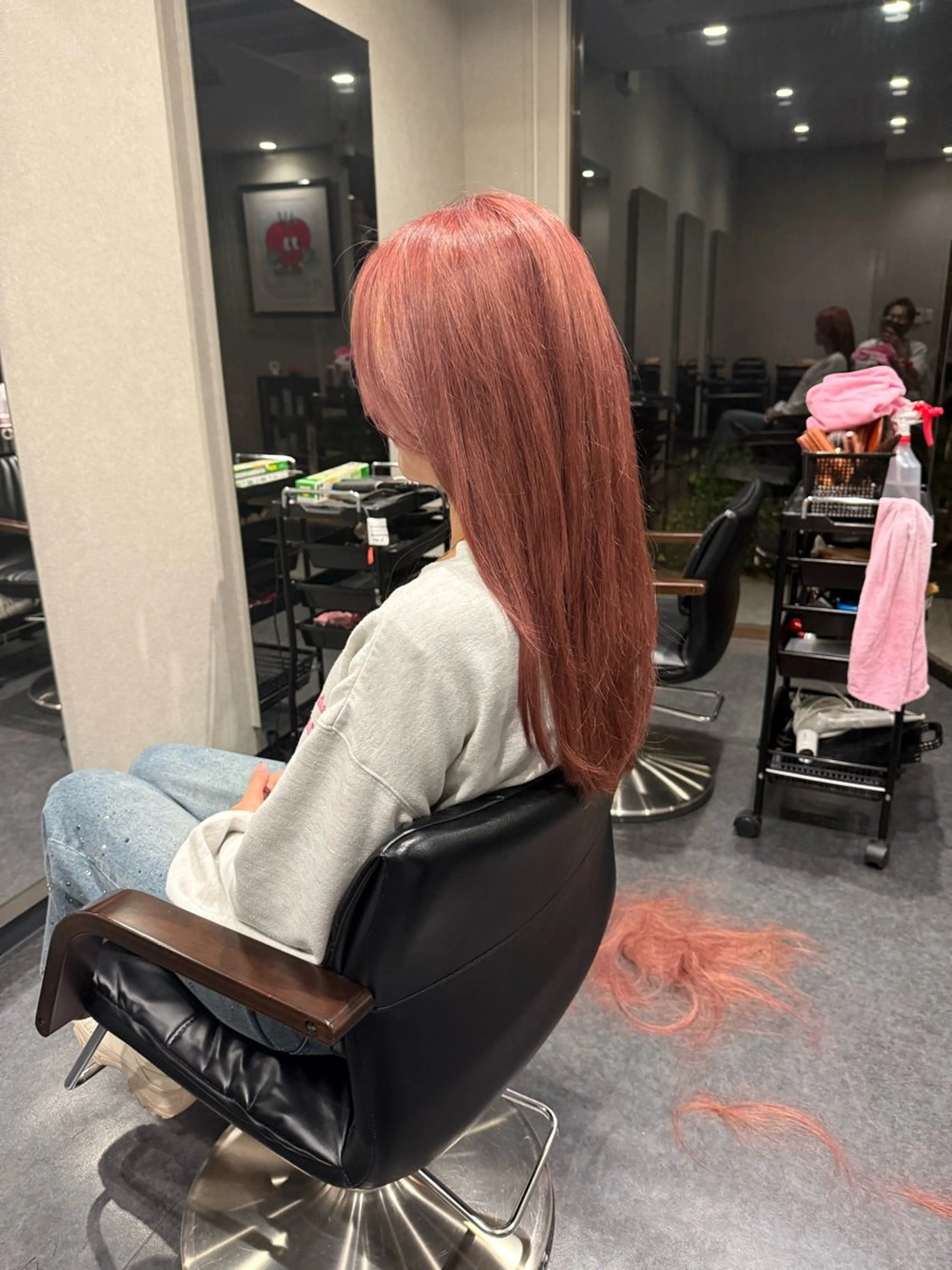 カラー アディクシーカラー ブリーチ 透明感カラー ハイトーンカラー ピンクカラー 髪質改善⚡️カラー 🍀武久 誠🍀のヘアスタイル