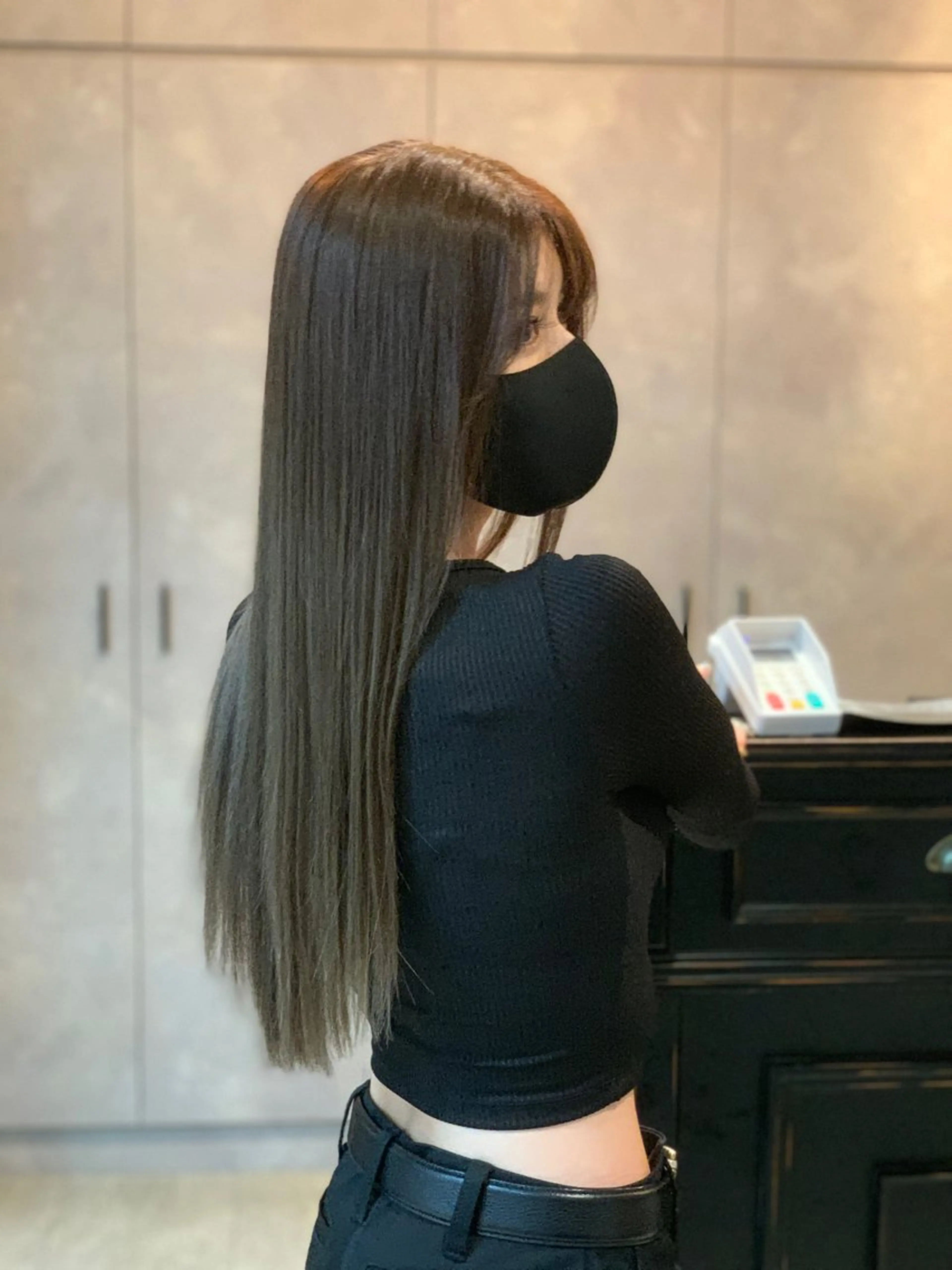 ロング カラー バレイヤージュ ベージュカラー ハイライトカラー ハイトーンカラー イルミナカラー ヘアカラー BRAIDS💎愛子 大人ハイライト💎のヘアスタイル