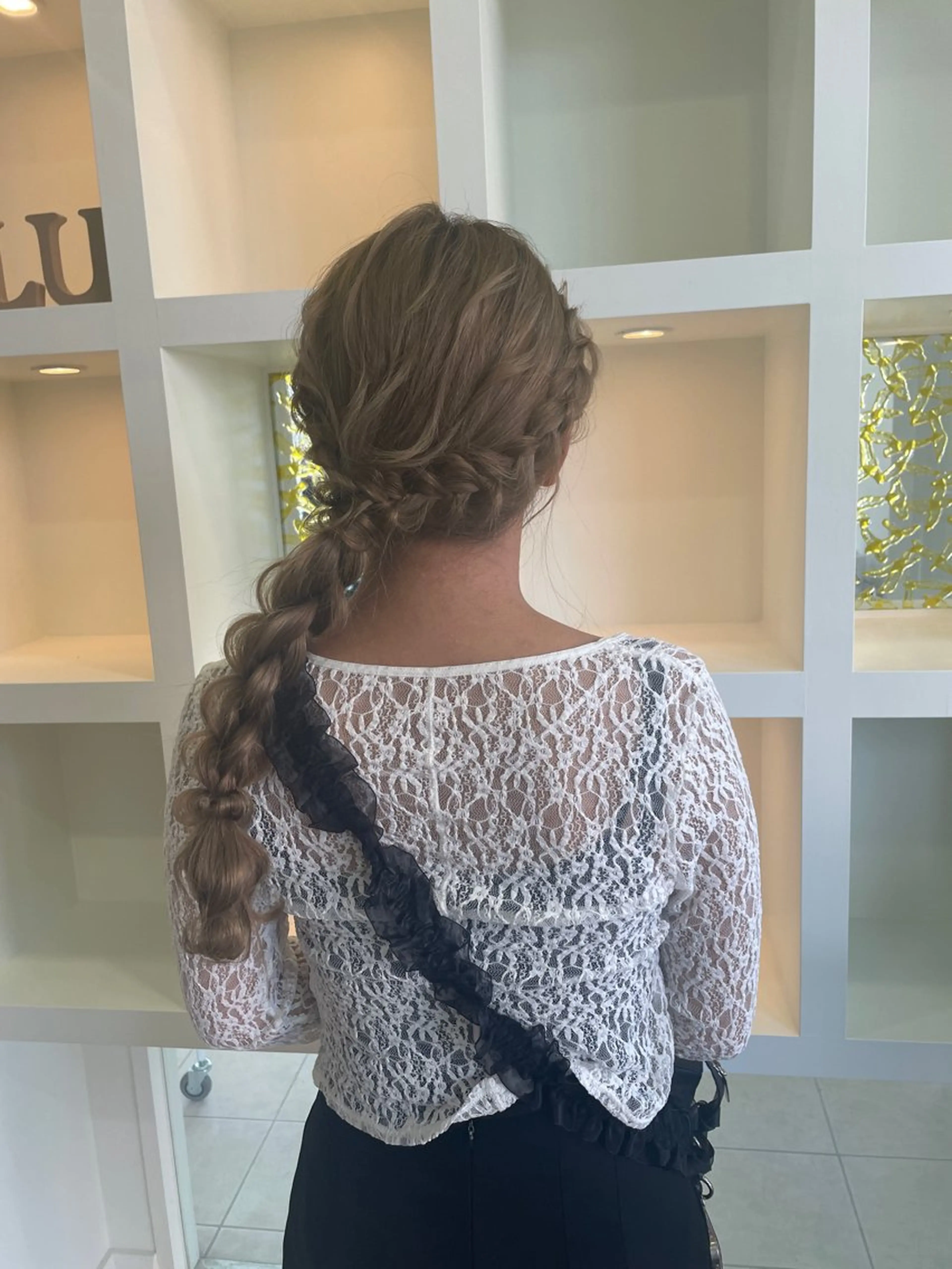 ロング ヘアアレンジ 浴衣 alu所属・マキノ キョウカのヘアスタイル