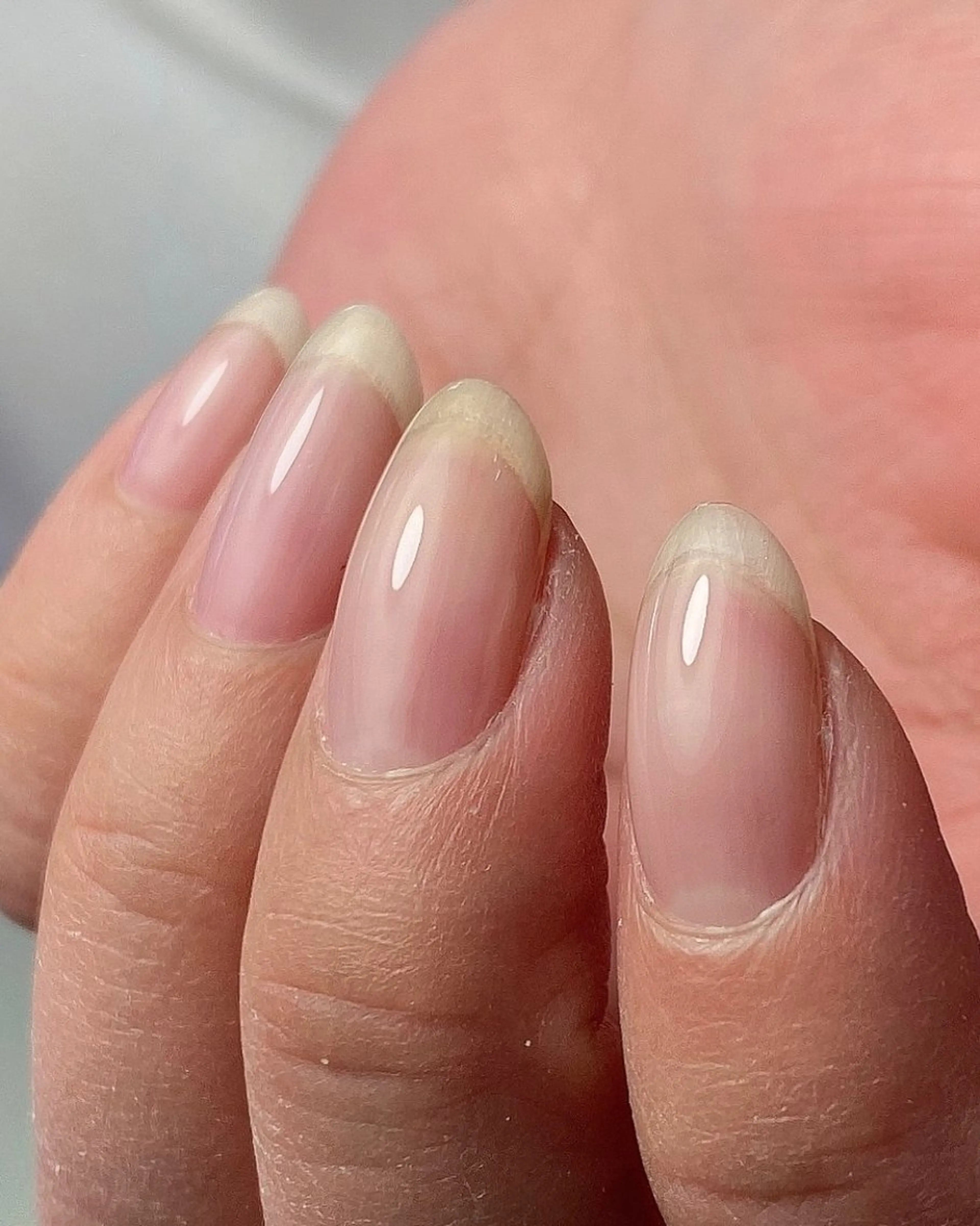 ネイル クリアネイル 自爪育成nail fachuriのネイルデザイン