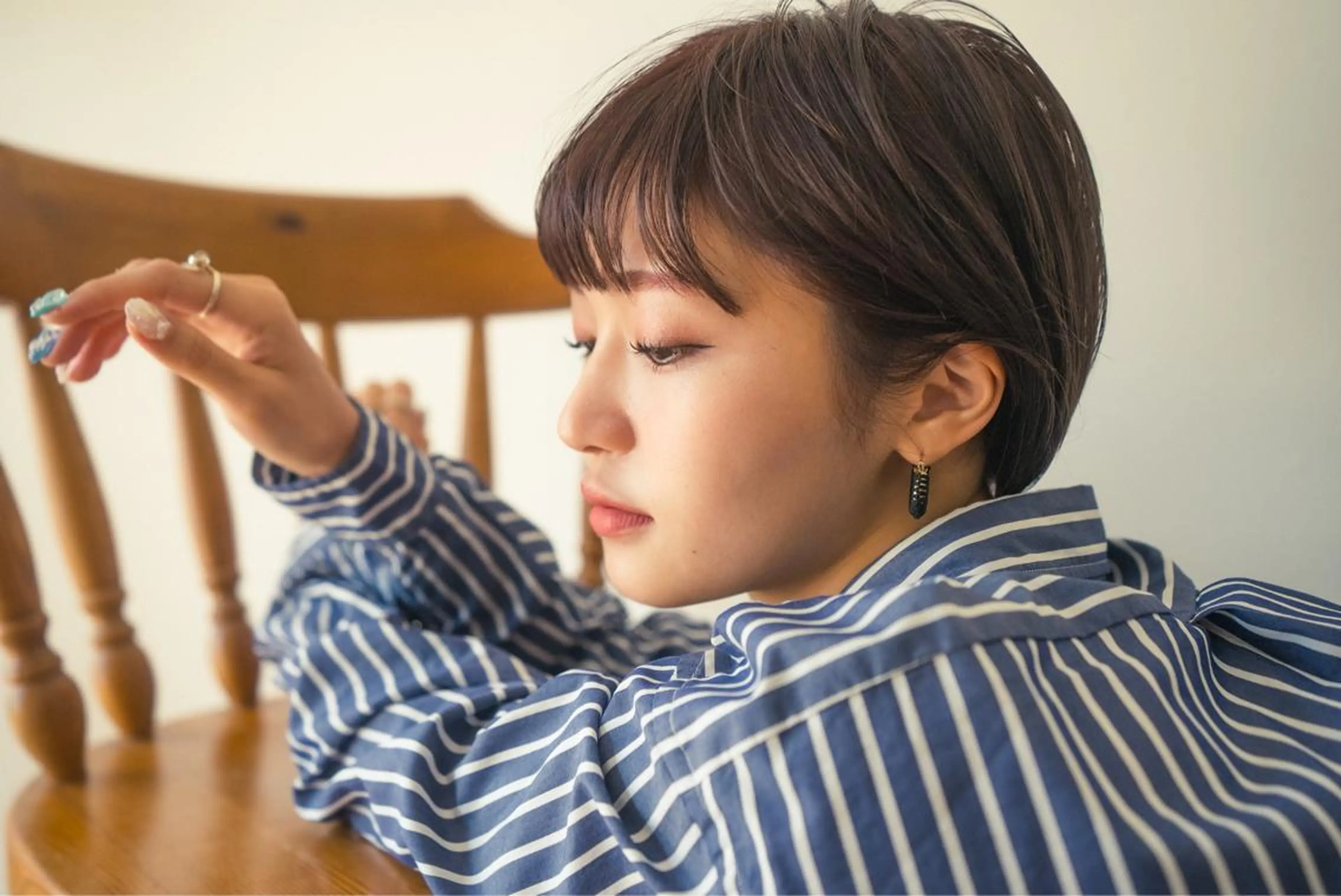 ショート カラー KAZUKI新宿 カット　パーマのヘアスタイル