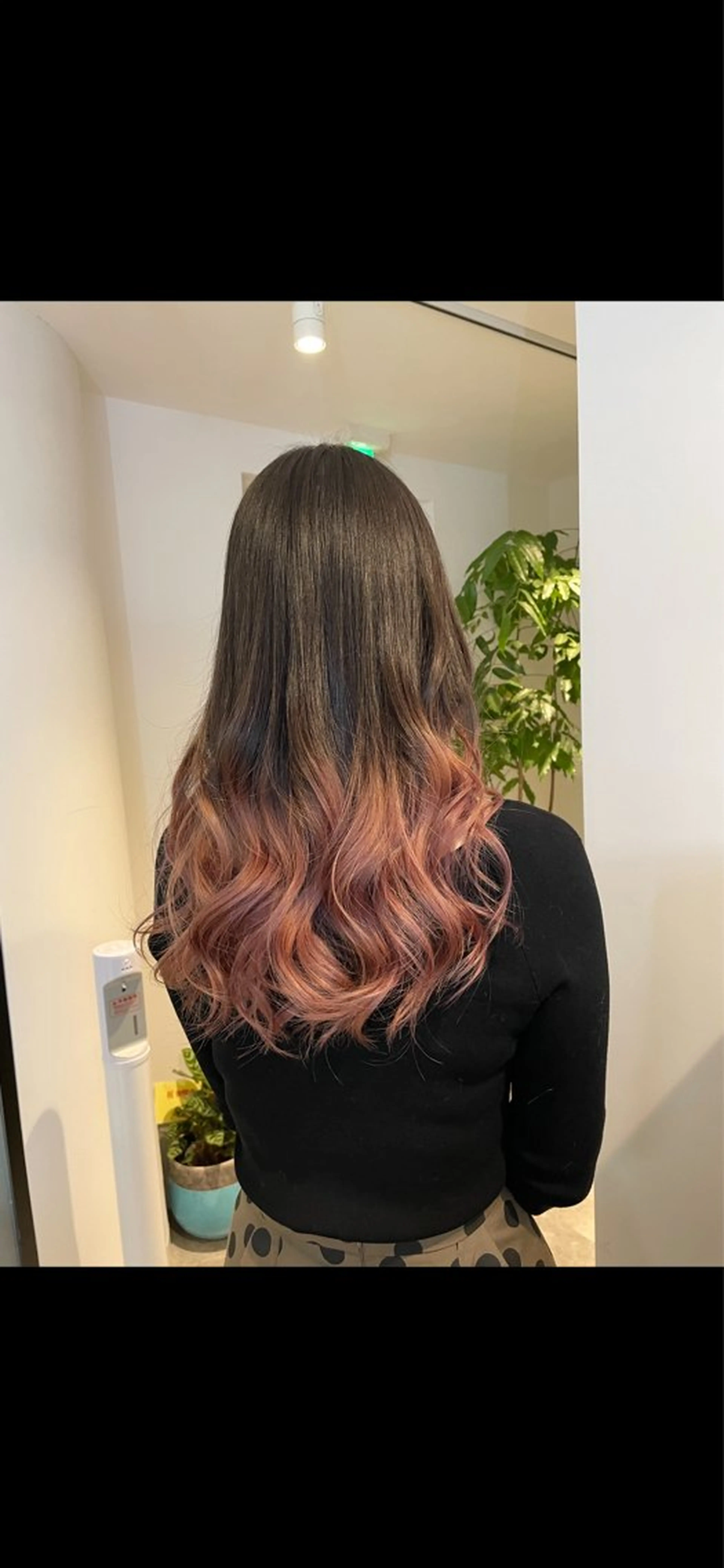 ロング カラー hayaka todaのヘアスタイル