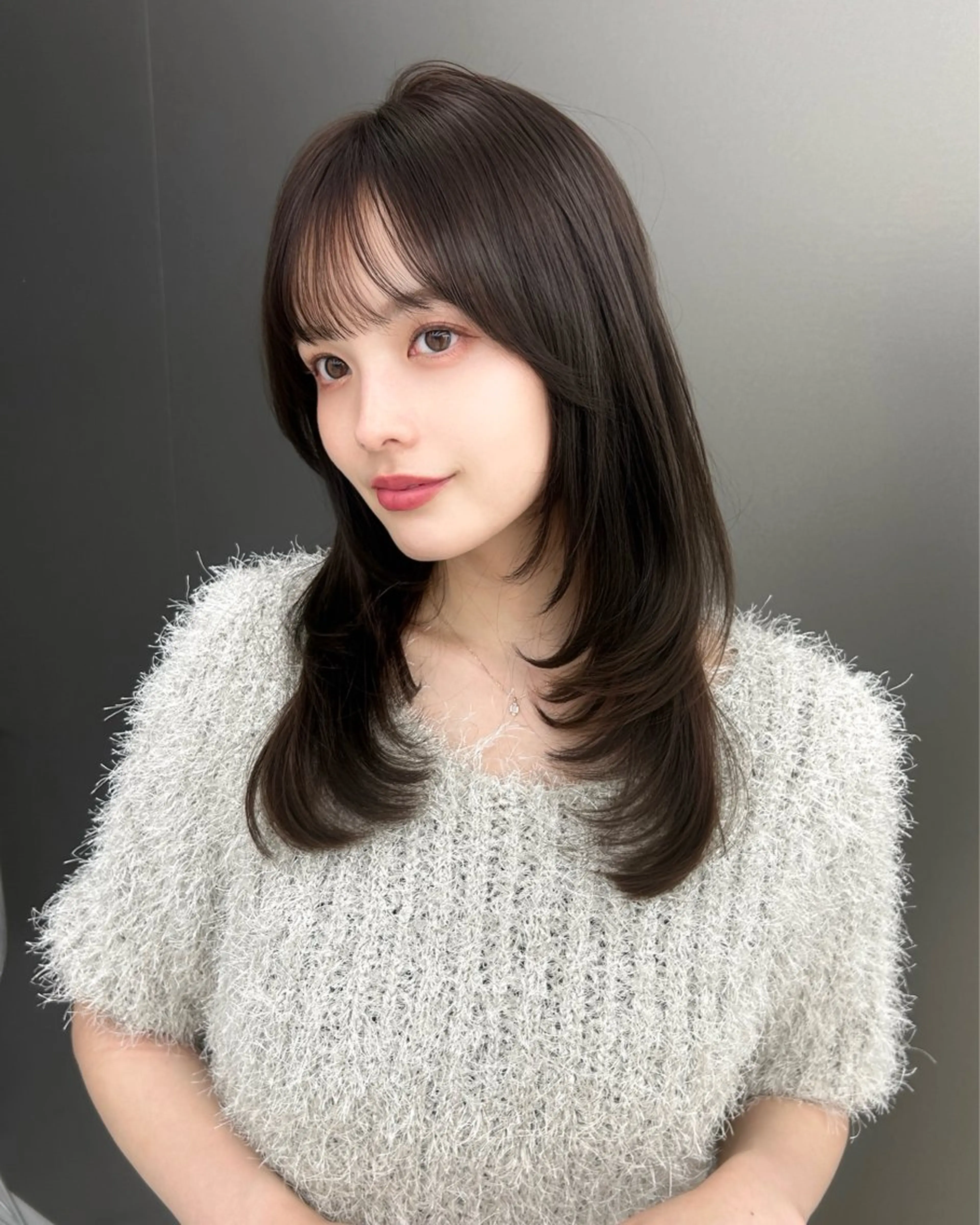 ミディアム レイヤーカット 【期間限定無料🎀】 似合わせ特化🤎モカのヘアスタイル