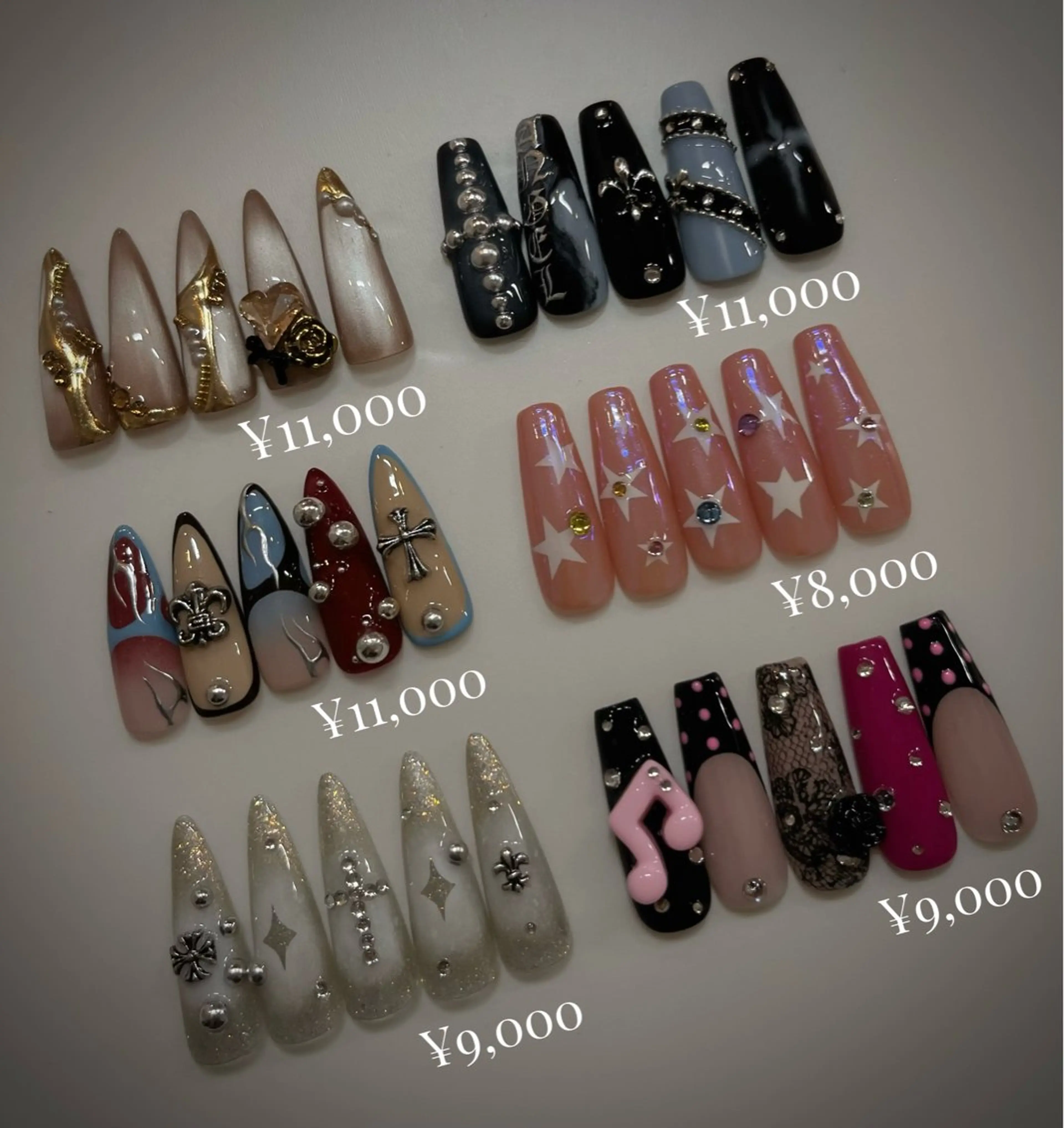 大満足定額デザイン🤍【オリジナルアートコース】 ¥8000〜の写真