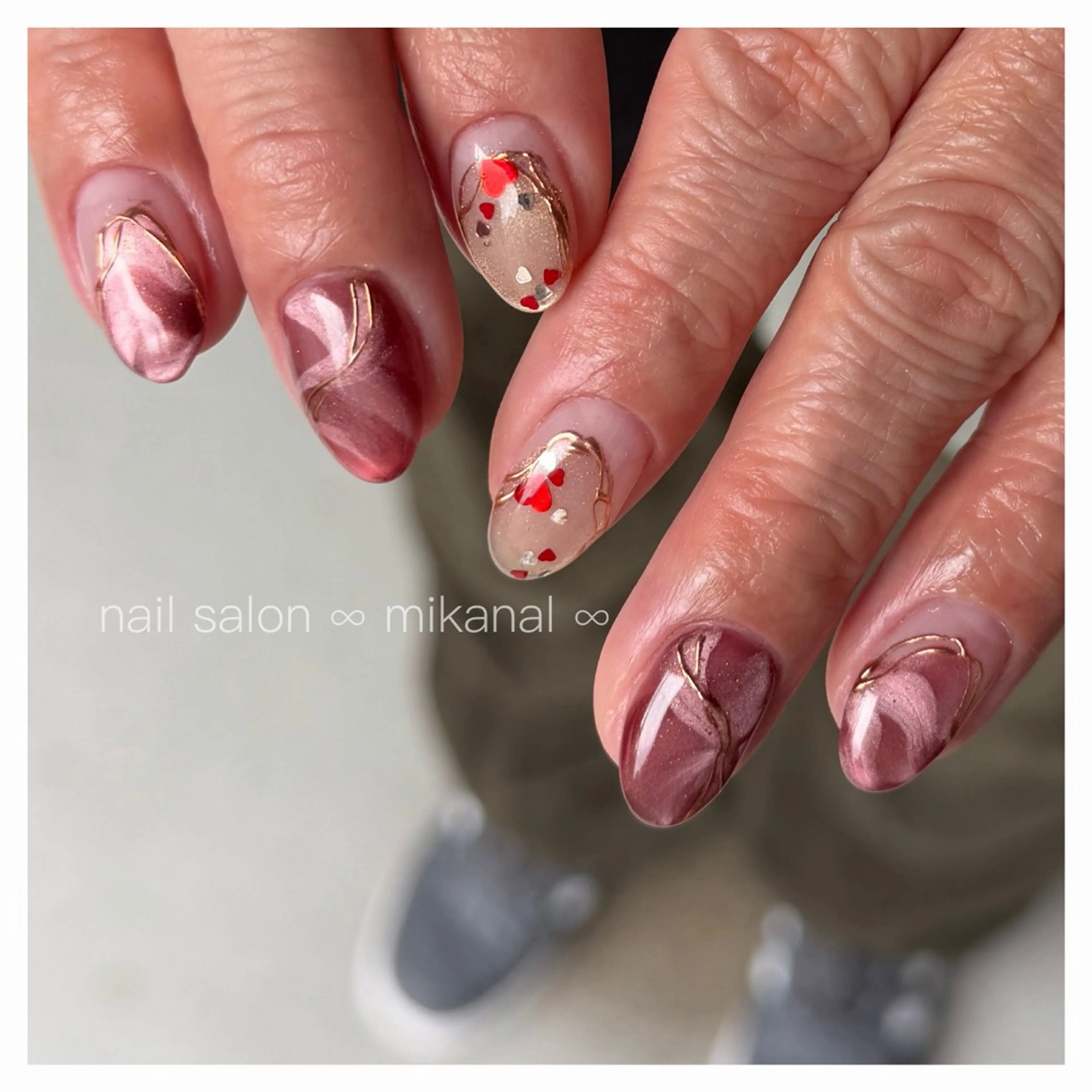 ネイル ハンドネイル nail salon  ∞ mikanal ∞所属・nailsalon ∞ ﾐｶﾅﾙ ∞のネイルデザイン