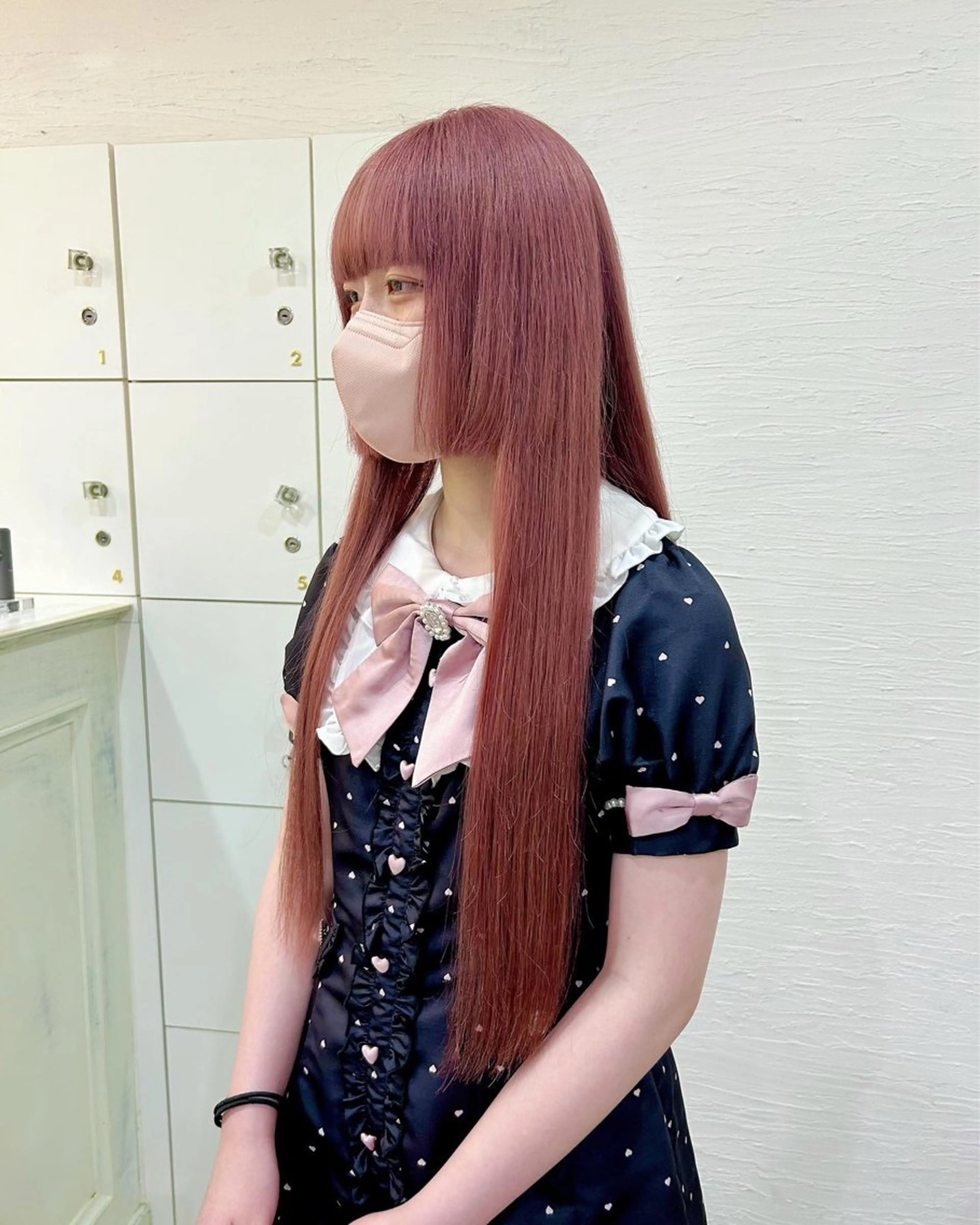 ロング カラー 姫カット カット inq sakae所属・りん🌷︎名古屋 透明感カラー/カットのヘアスタイル