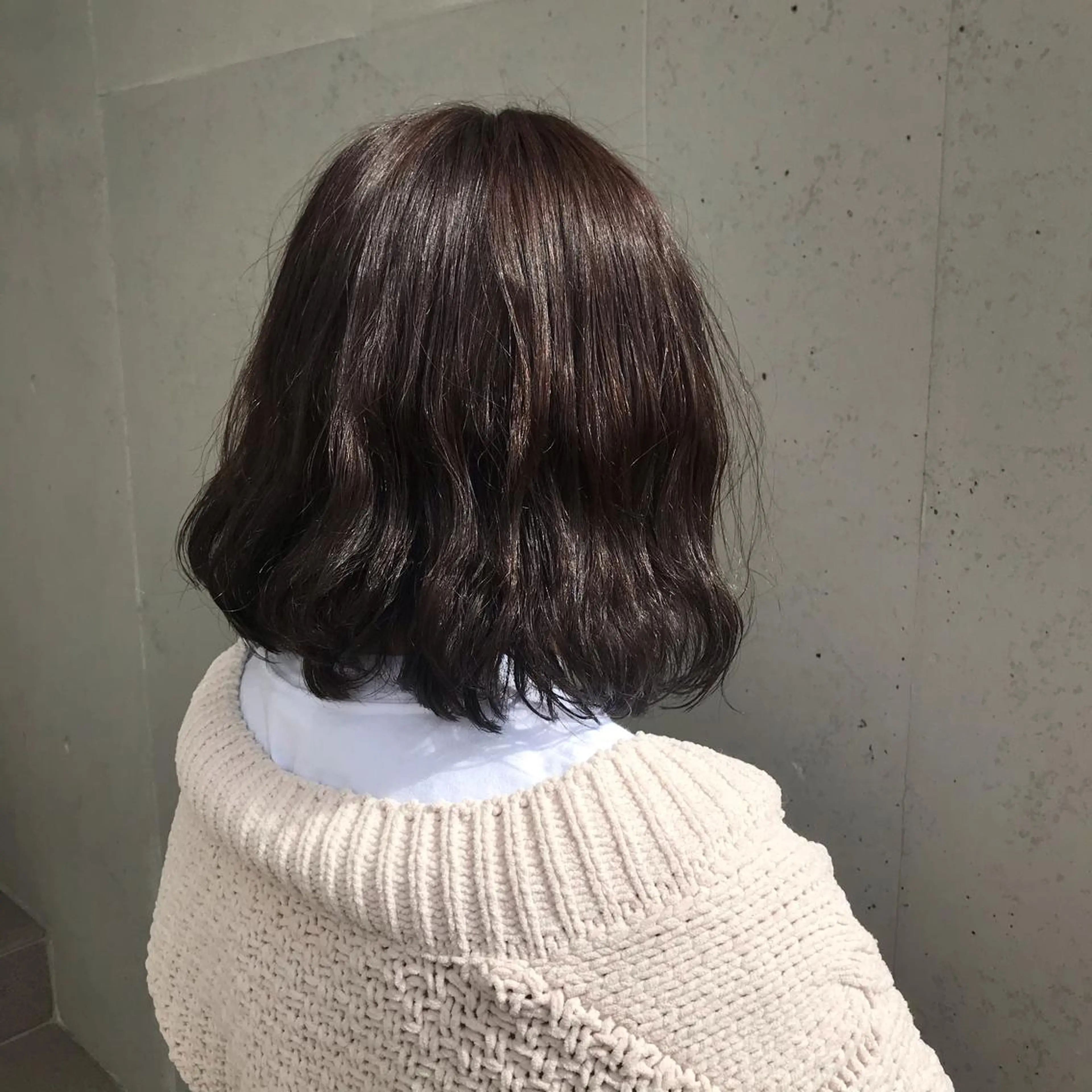 ミディアム カラー 一ノ瀬 蘭のヘアスタイル