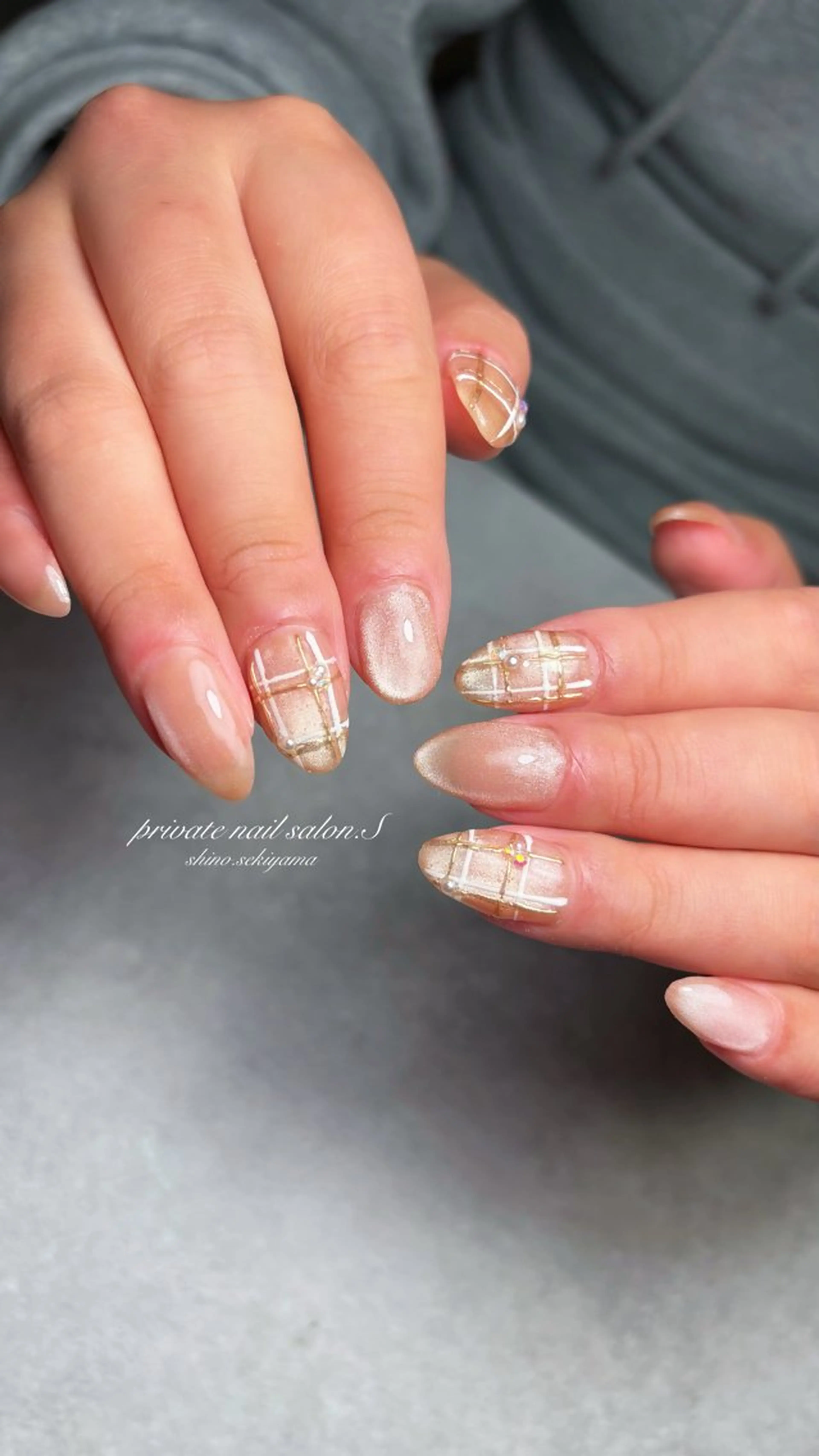 ネイル ハンドネイル 関山 志乃のネイルデザイン