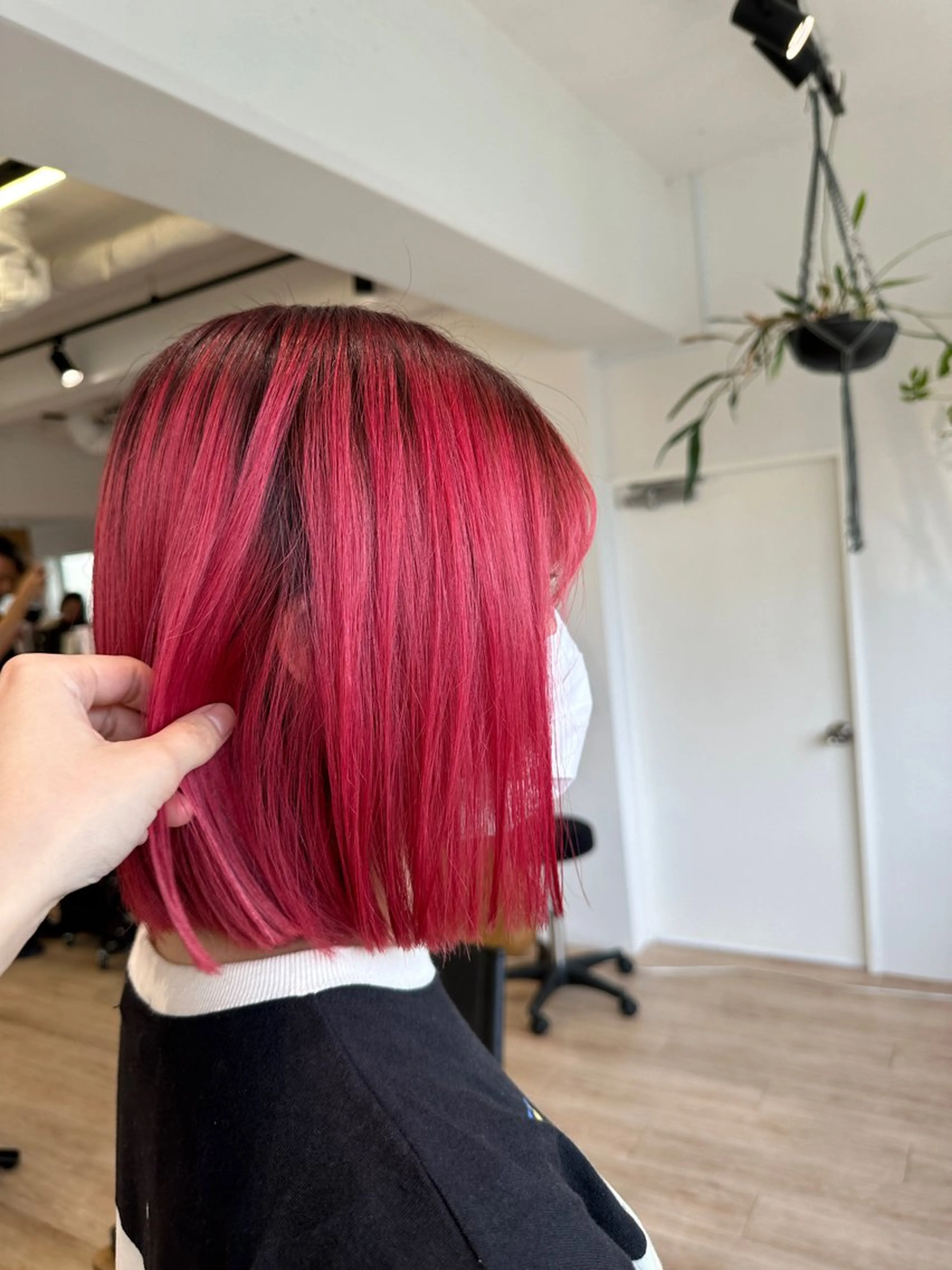 ミディアム カラー ブリーチ ブラウンカラー モデル募集中🍤 清水 美陽のヘアスタイル