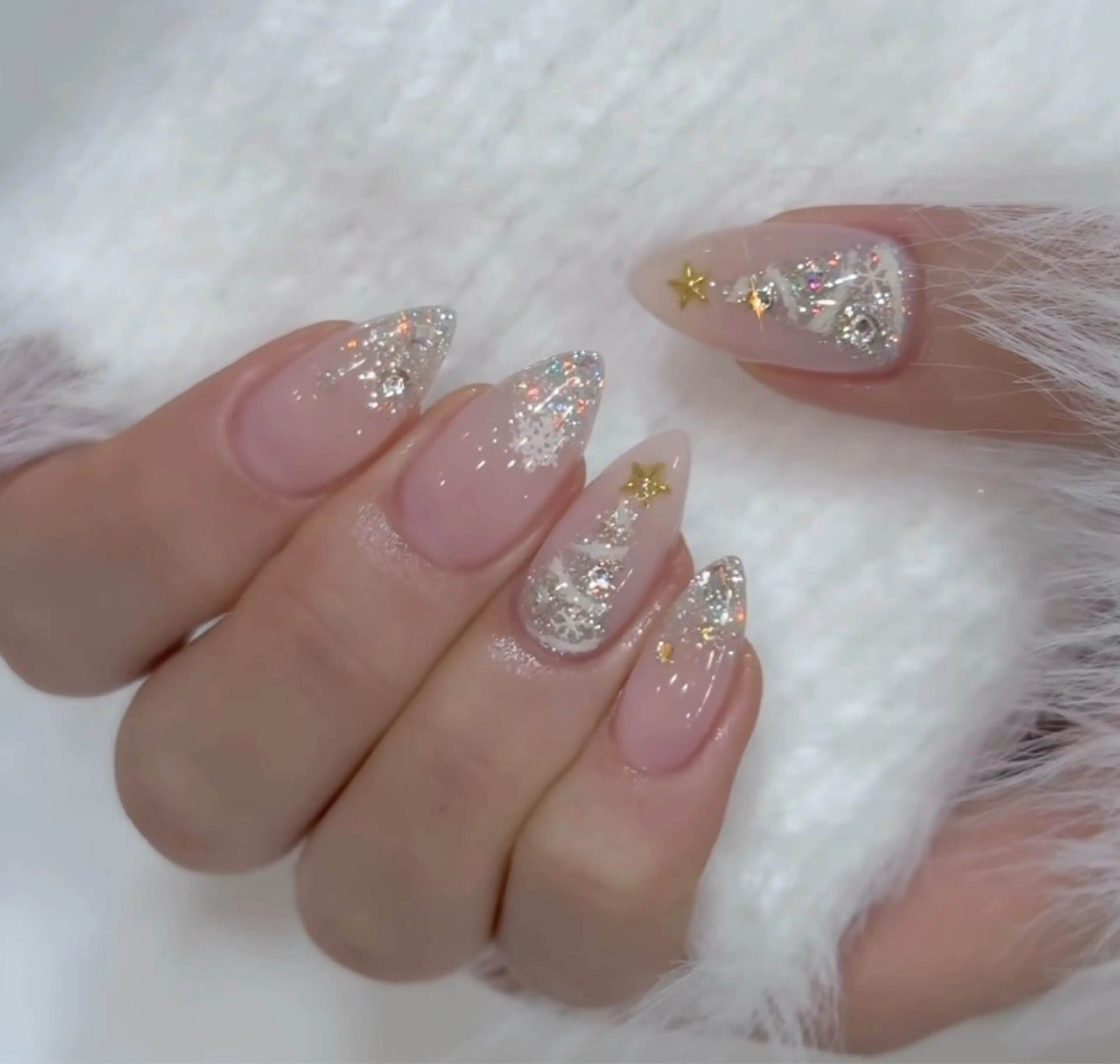 ネイル 🎀PG🩵 ネイルサロンのネイルデザイン