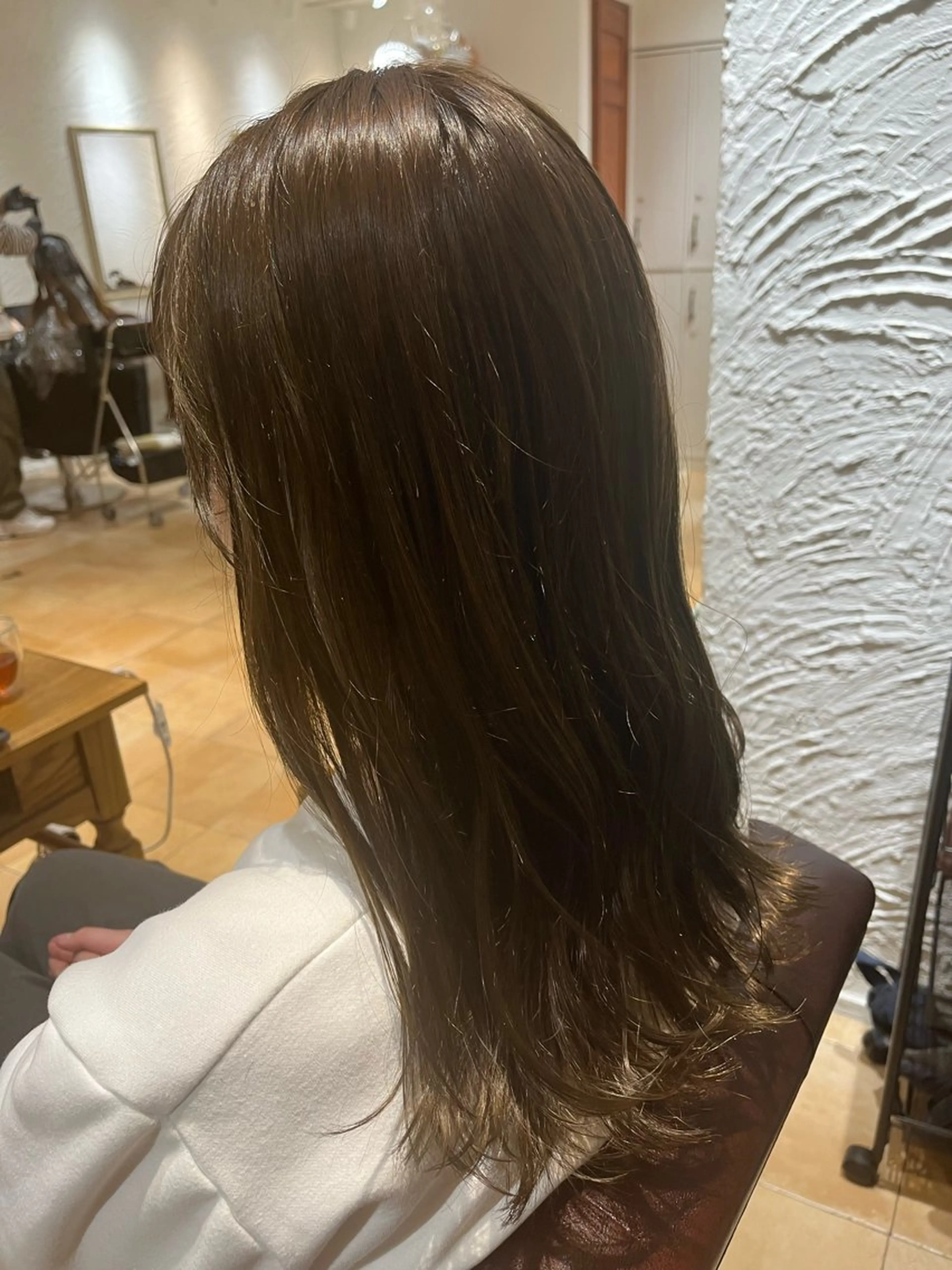 セミロング カラー グレージュ オリーブグレージュ オリーブグレー カット ヘアカラー トリートメント 🌈透明感カラー🌈 🌟吉田祐介🌟のヘアスタイル