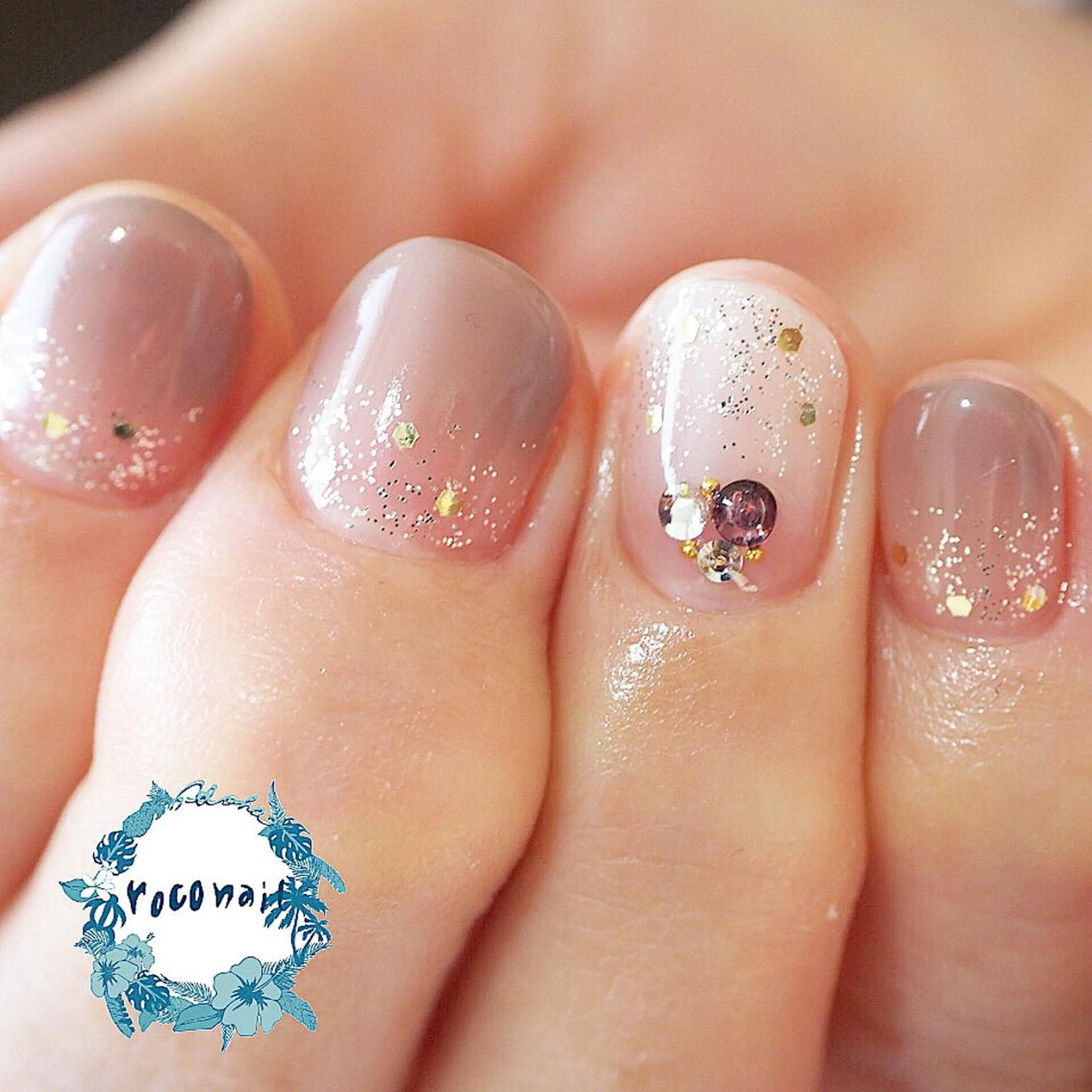 ネイル フットネイル オフィスネイル ハンドネイル roconail ヒロコのネイルデザイン