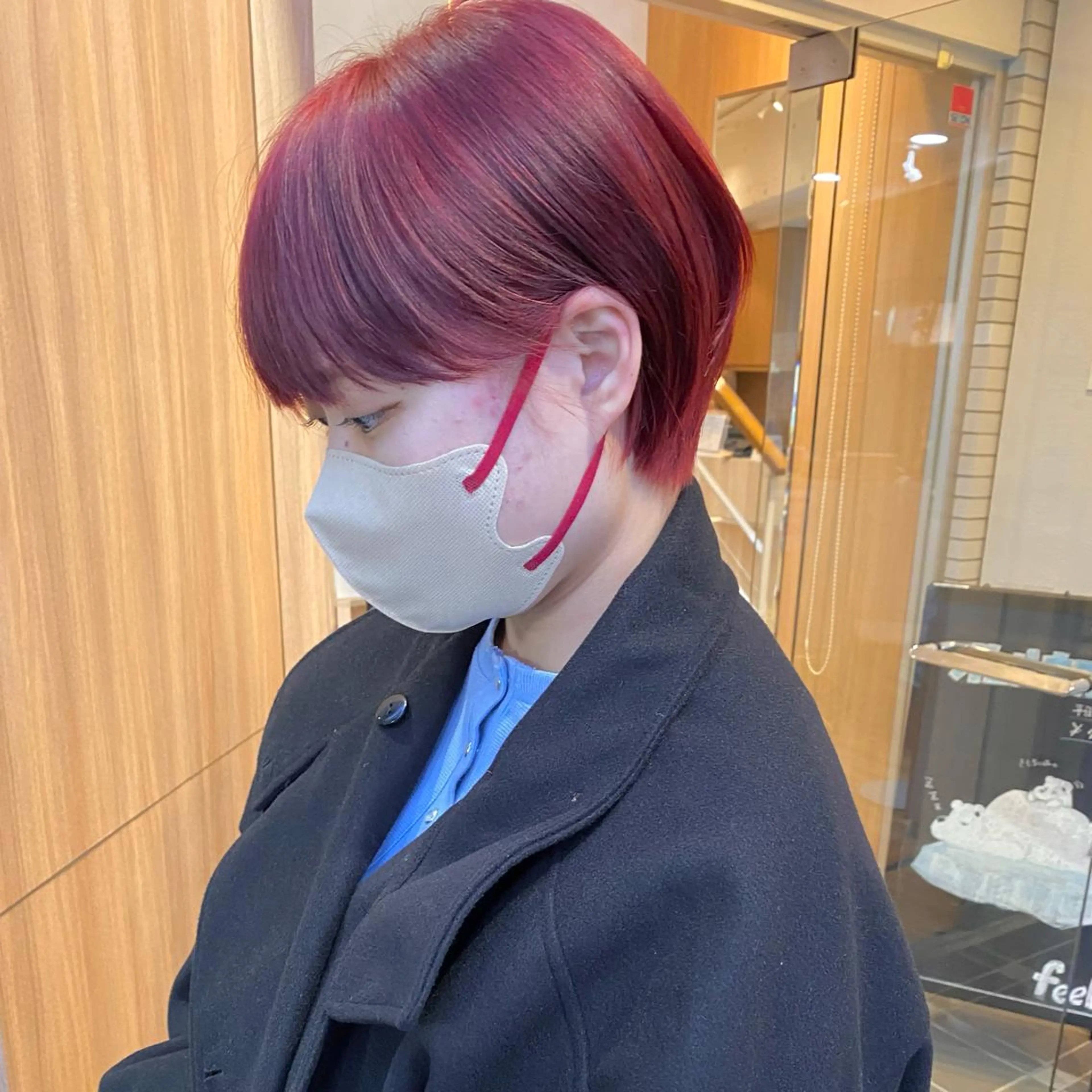 ショート カット レイヤーカット /透明感/千葉怜寿のヘアスタイル