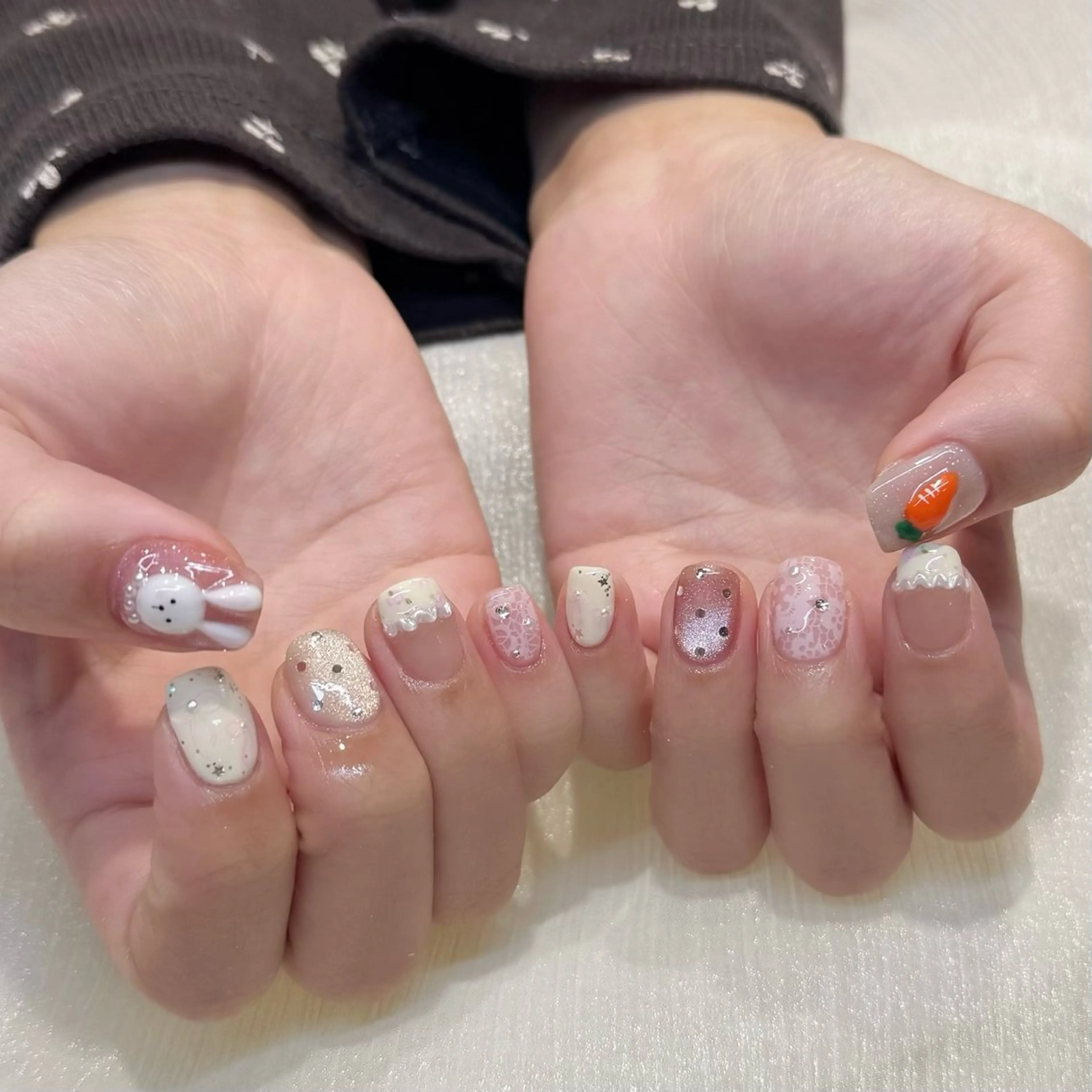 ネイル ハンドネイル 新井 ひなののネイルデザイン