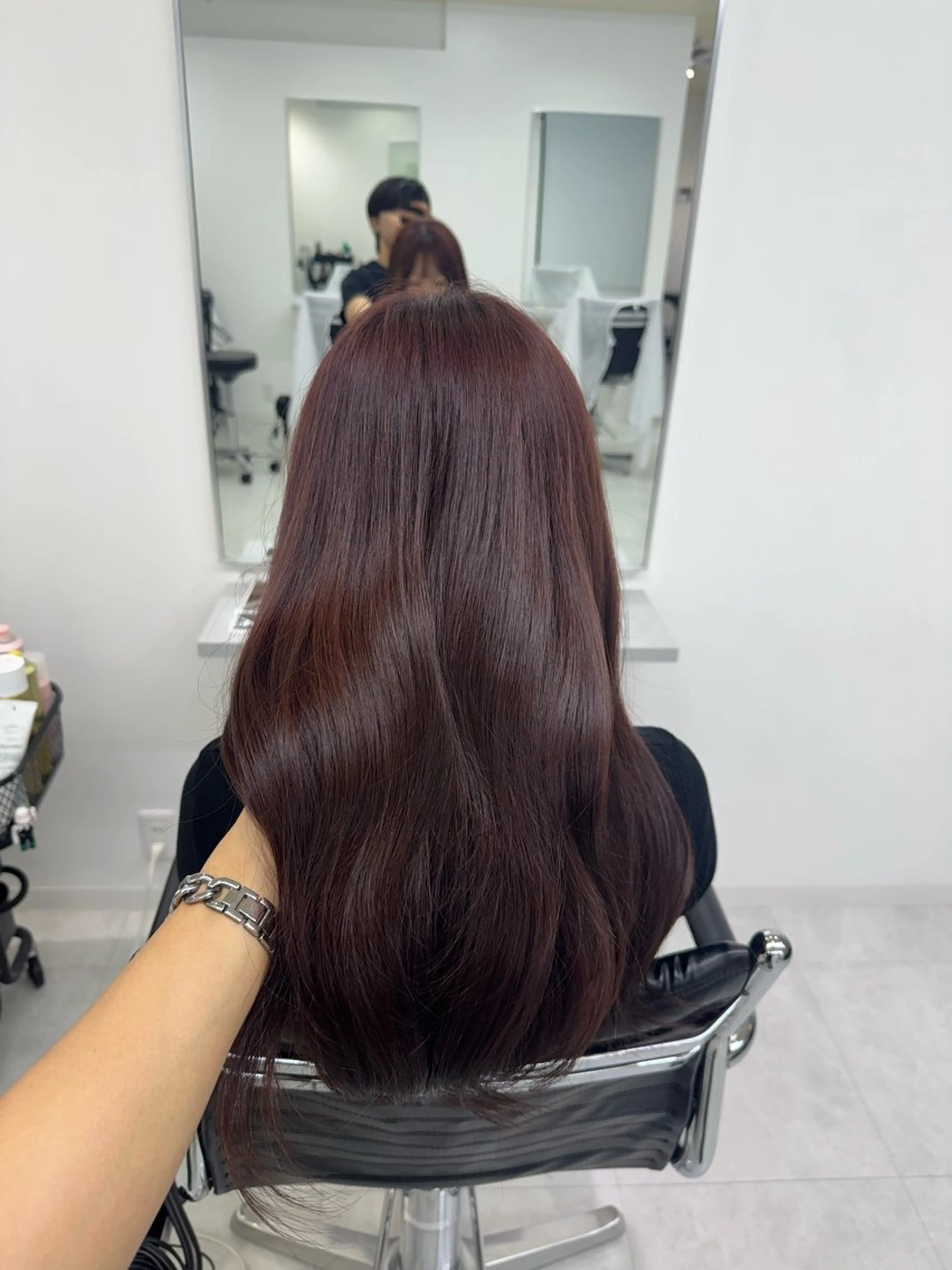 🌈【ケアカラー＋4stepトリートメント✨透明感・艶感UP／ダメージ軽減カラー】の写真