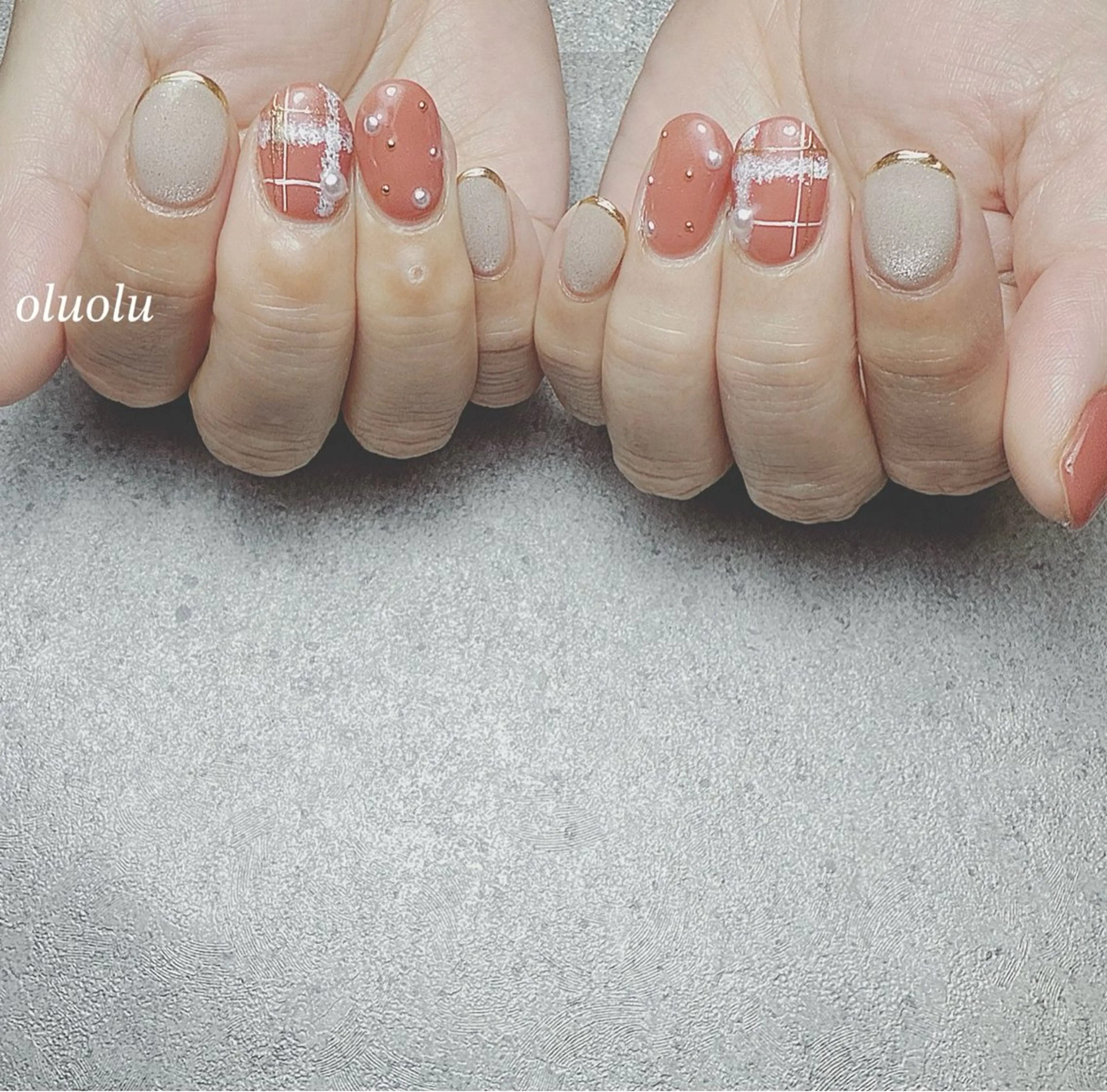 ネイル ハンドネイル 大村 紬華のネイルデザイン