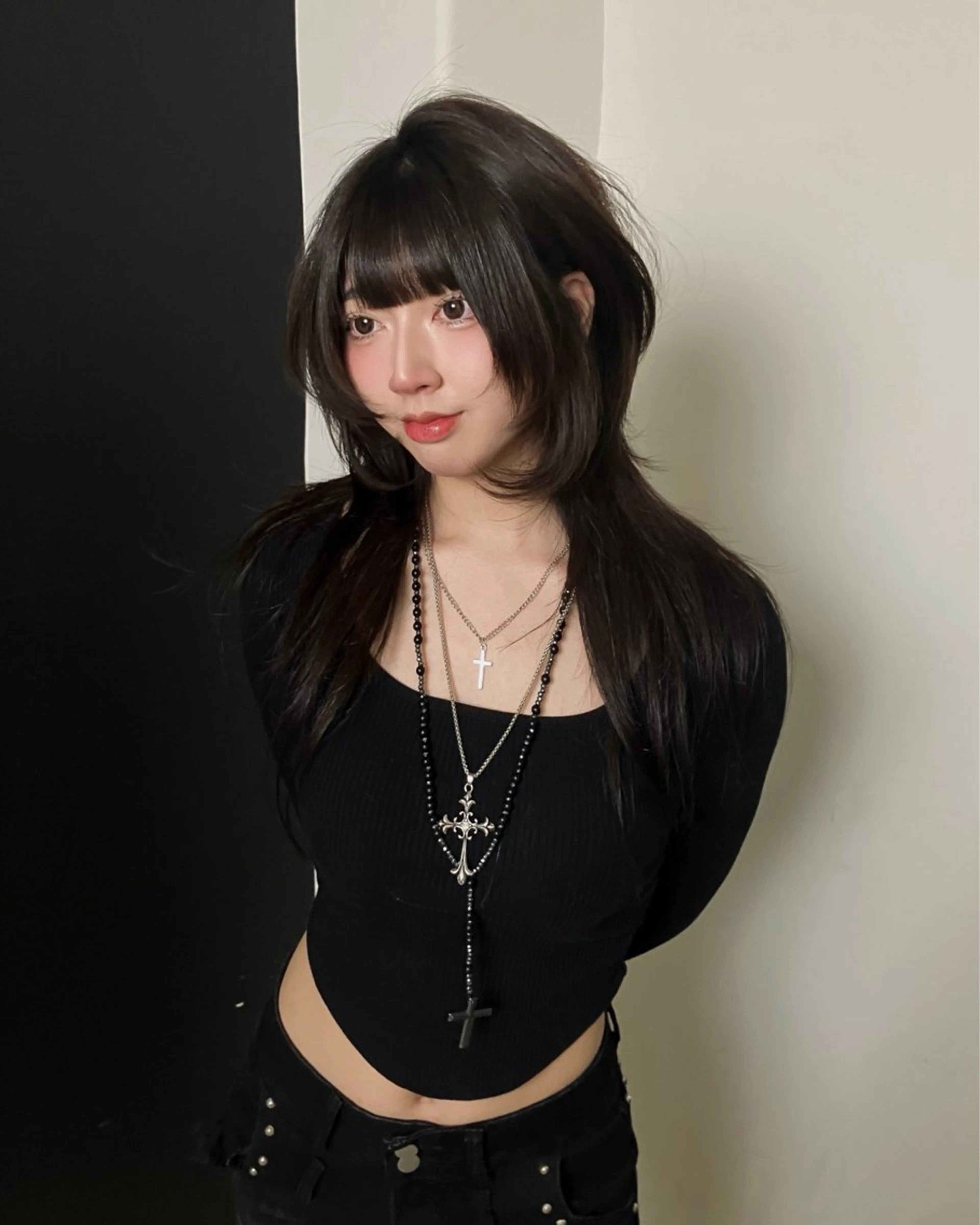 ロング ハイレイヤー レイヤーカット Hanaka @hwndorのヘアスタイル