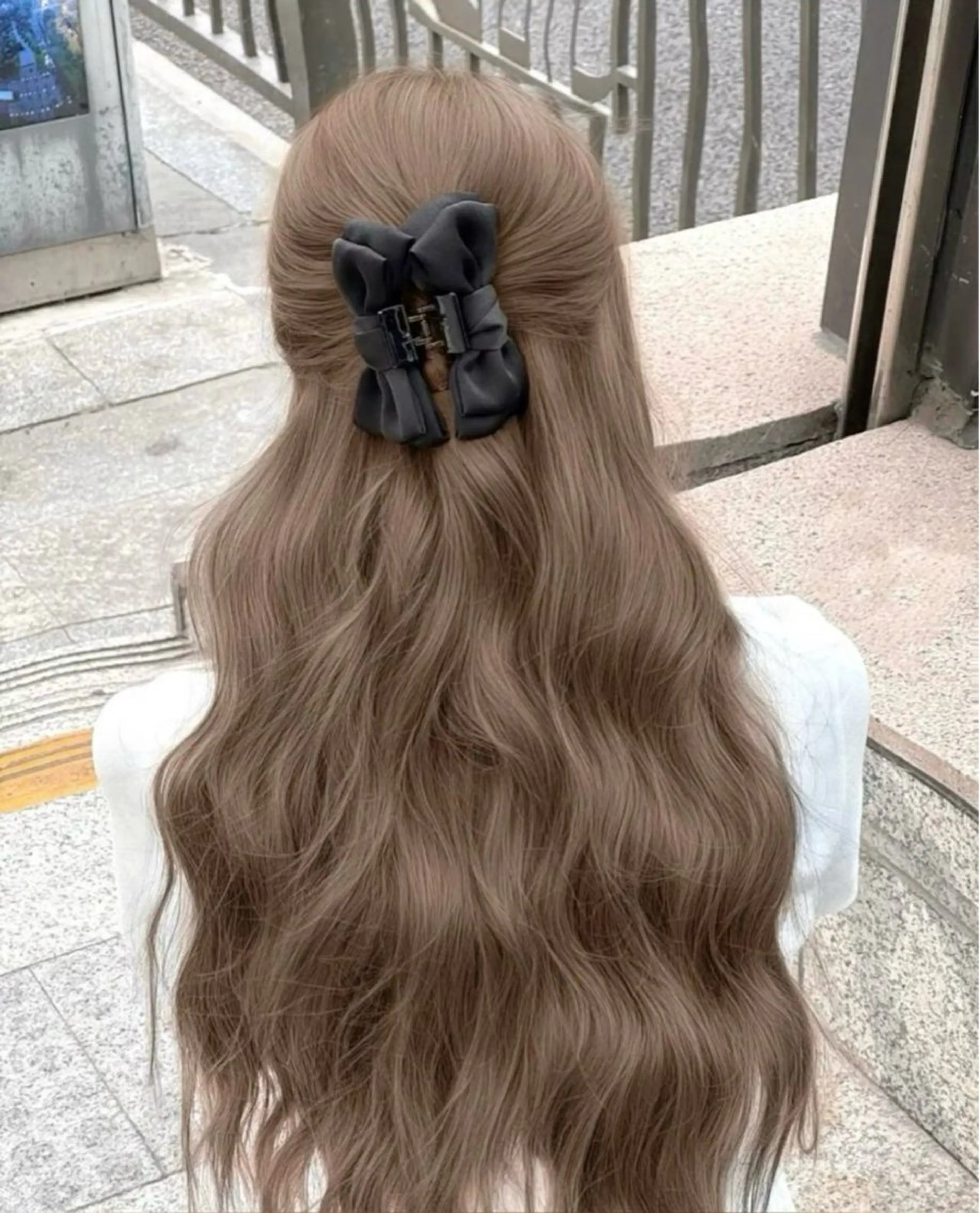 カラー ブリーチなし 透明感カラーのヘアスタイル