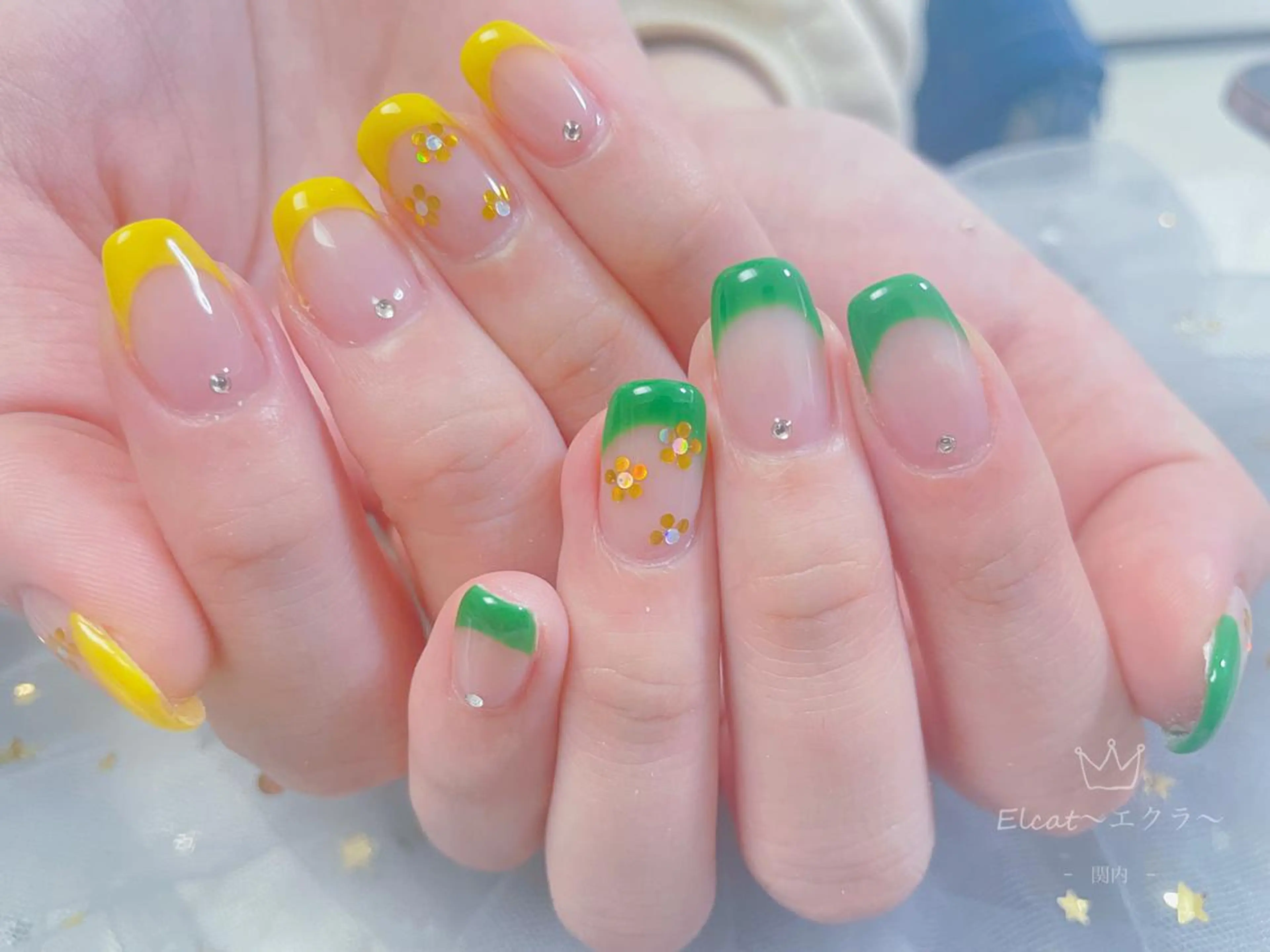 ネイル ハンドネイル ネイルサロンエクラ 🫧Shizukaのネイルデザイン