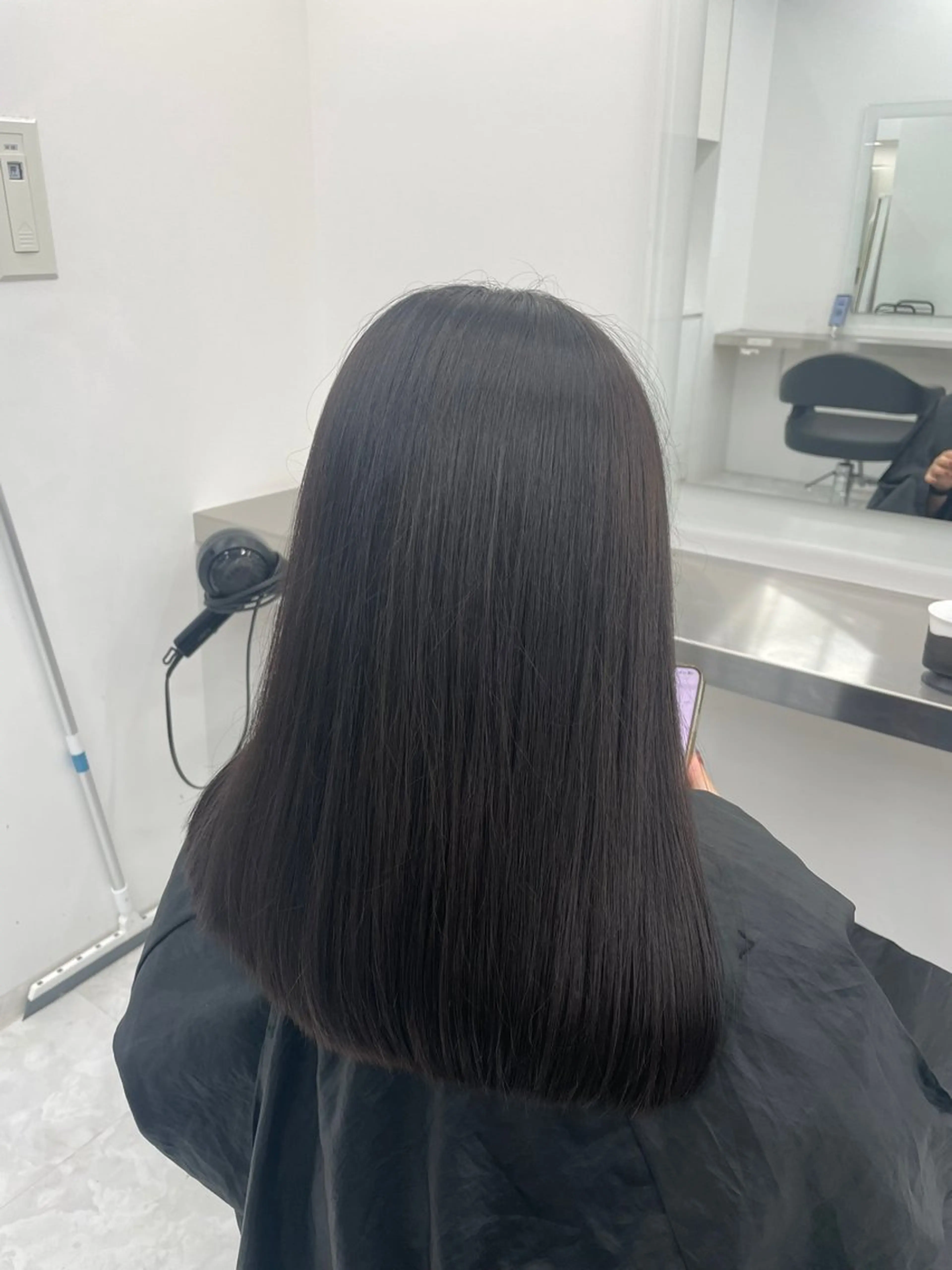 ロング カラー 中韓レイヤー/ ブラウン🤎はやとのヘアスタイル