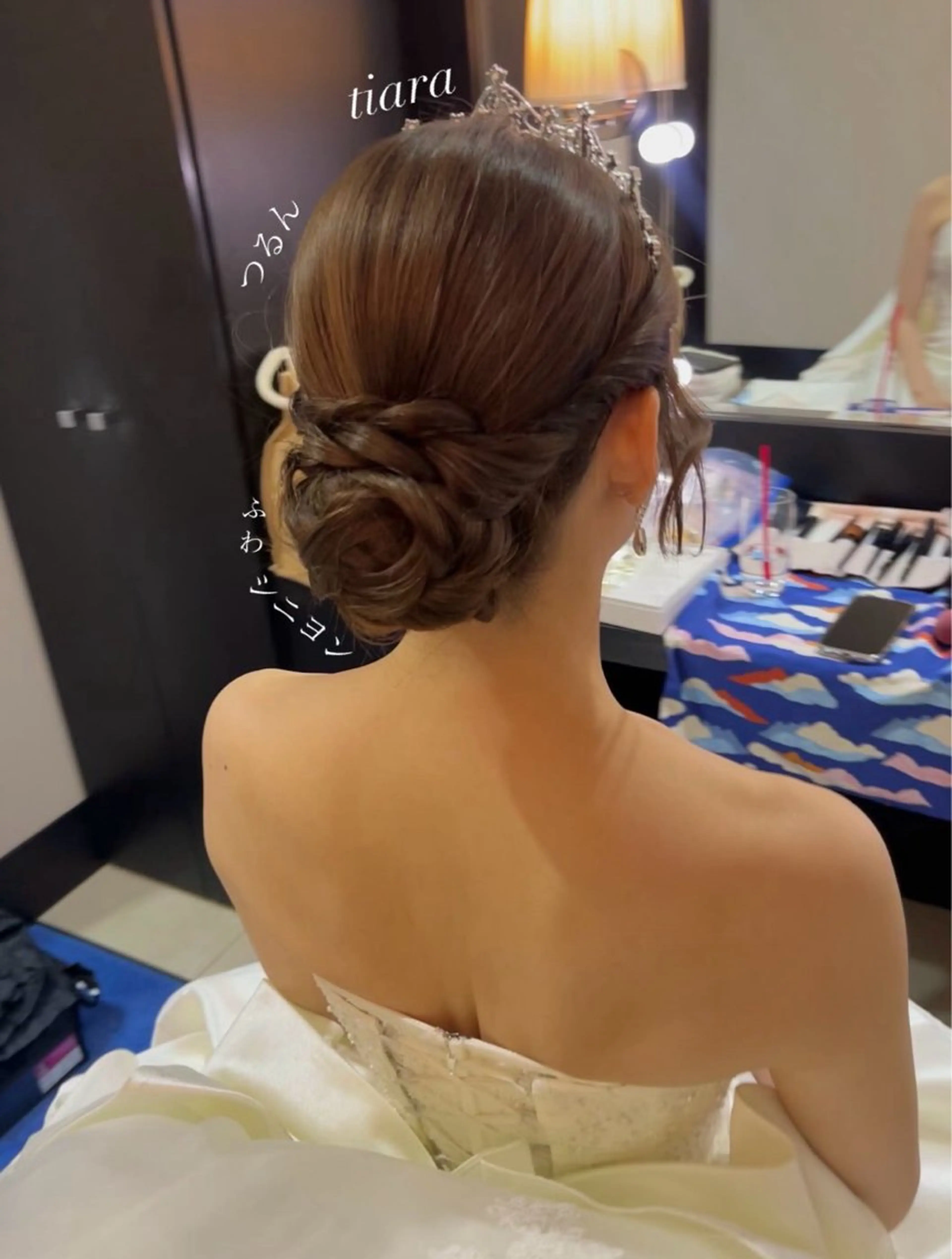 ヘアアレンジ 結婚式・ブライダル ヘアセット 山田 知佳のヘアスタイル