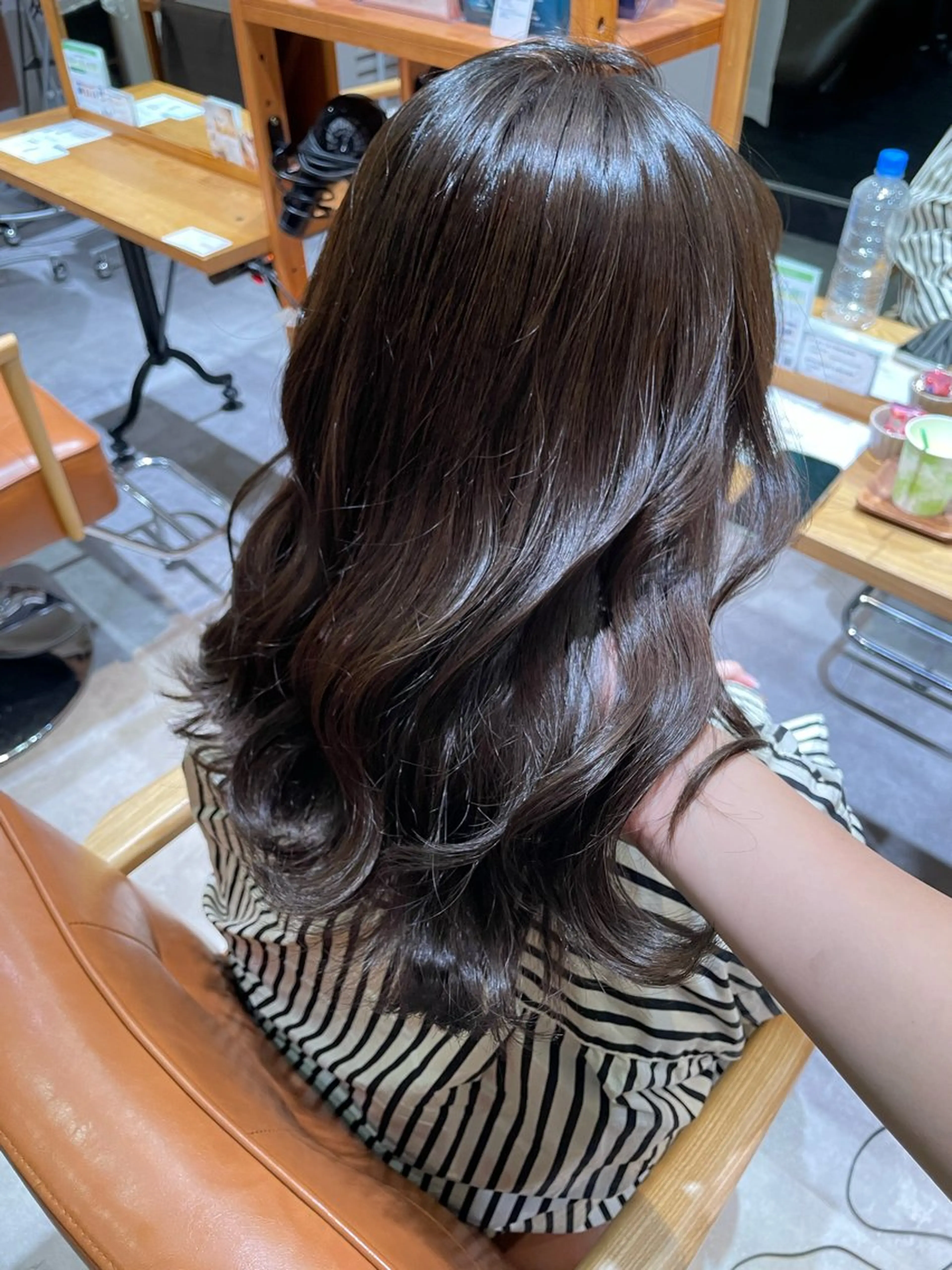 セミロング カラー アッシュ ベージュカラー 🩵近藤 莉子🩵のヘアスタイル