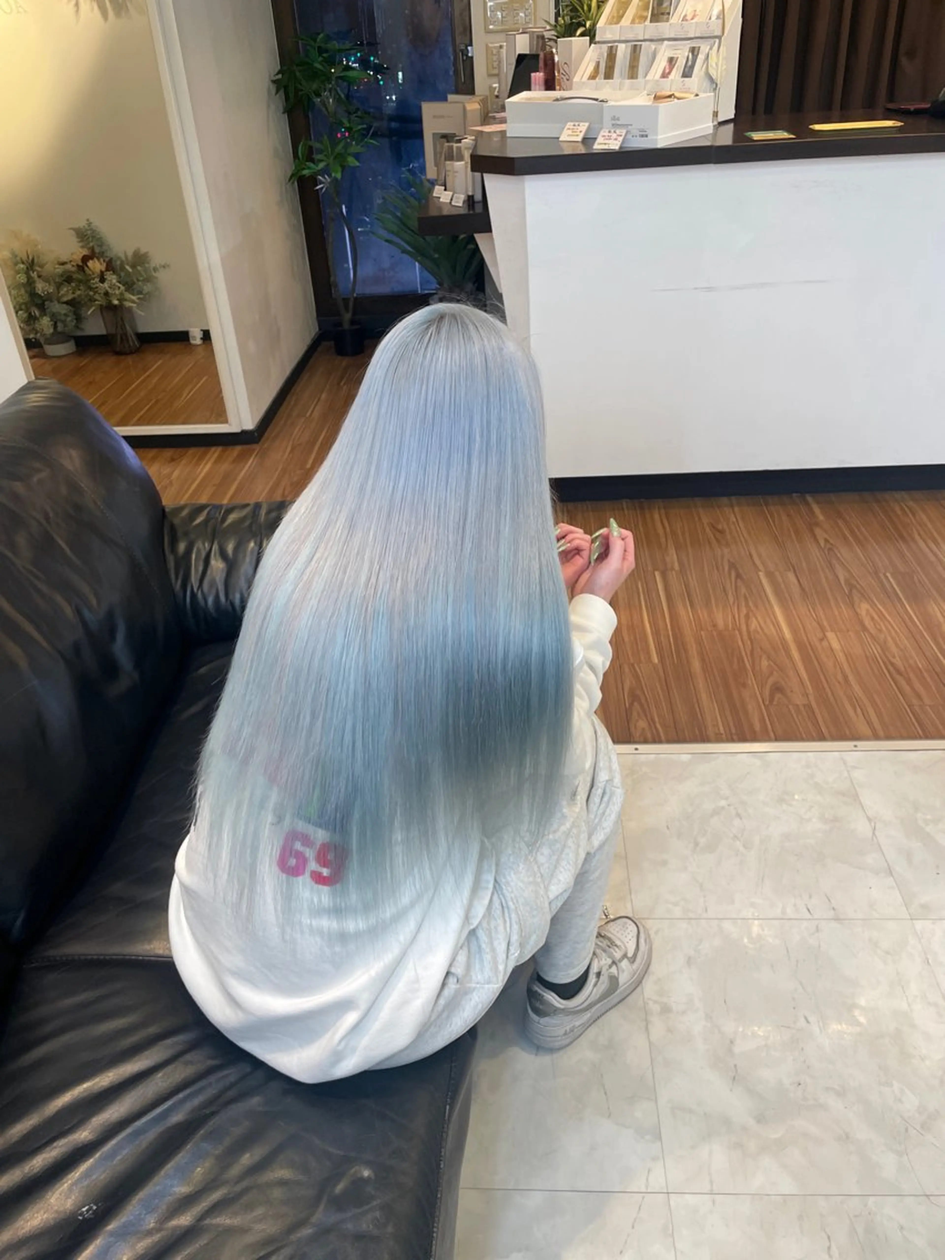 ロング ヘアカラー ANKH CROSS 🩵Himeka🩵のヘアスタイル