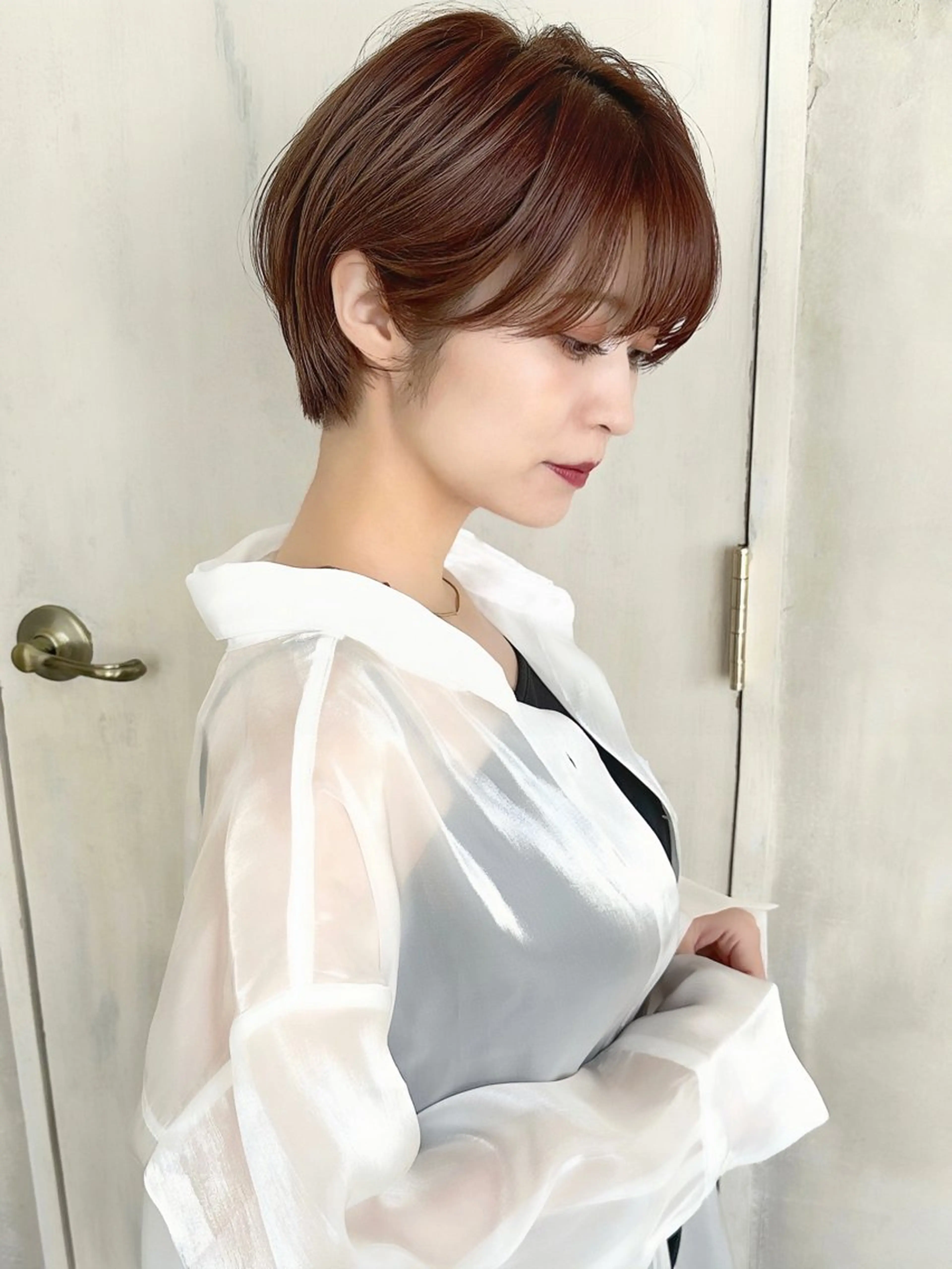 ショート カラー ショートボブ ボブ 似合わせカット ショートヘア 小顔カット ショート、ボブの神✨ 峯朋也✂︎✨のヘアスタイル