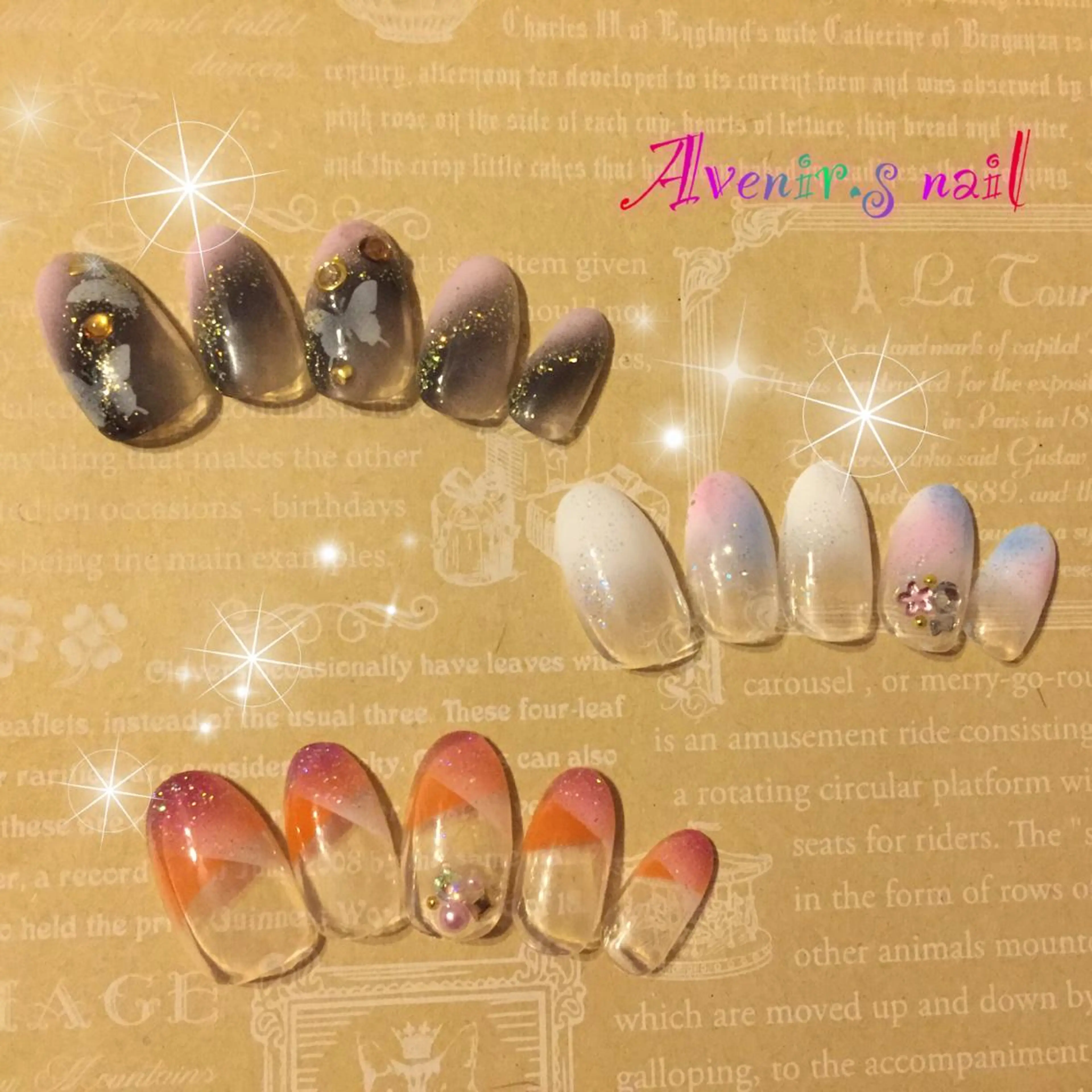 ネイル ラメ(グリッター) Home Salon Avenir.のネイルデザイン