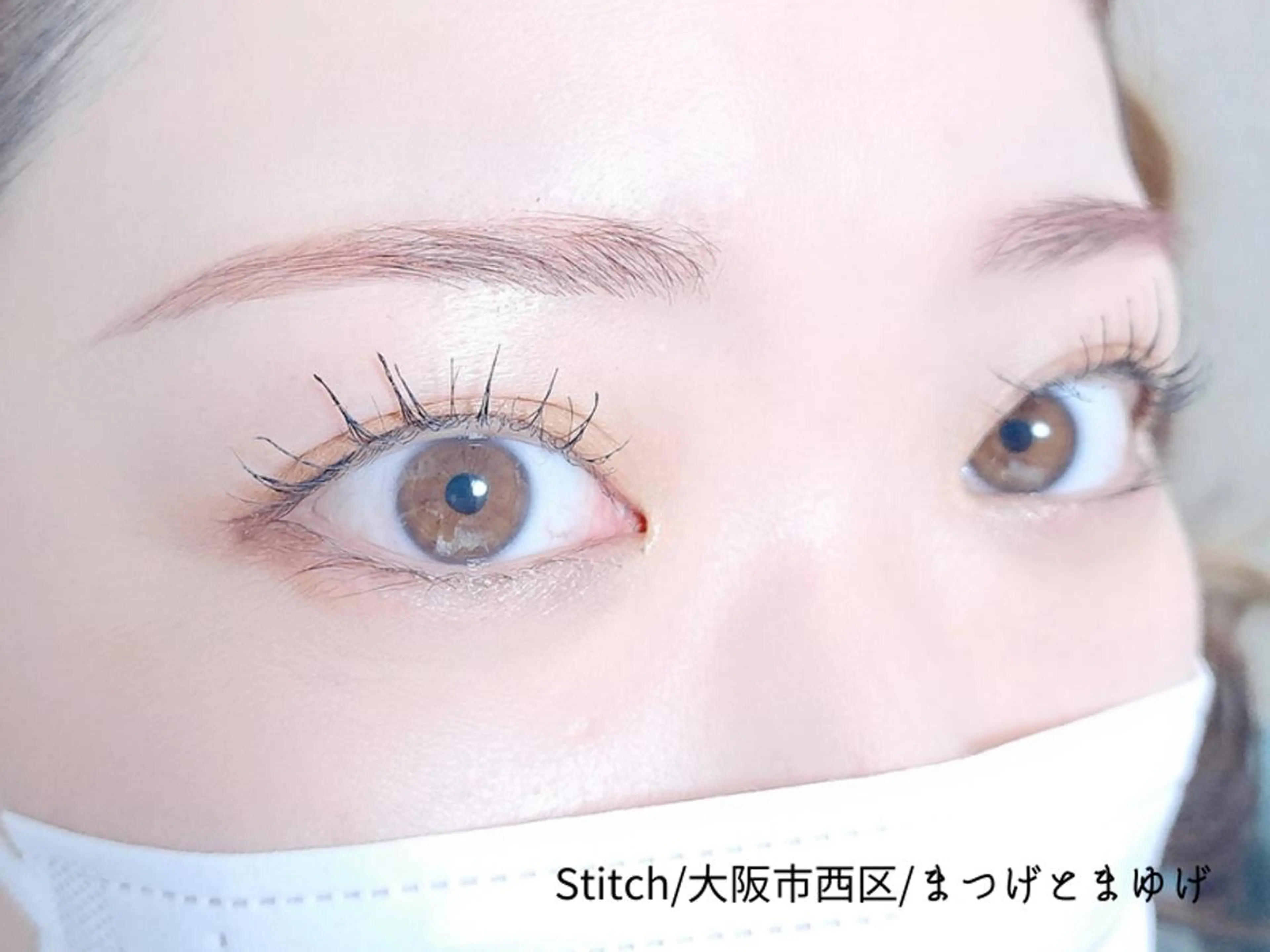 マツエク・マツパ アイブロウ Stitch AZUのマツエク・マツパデザイン
