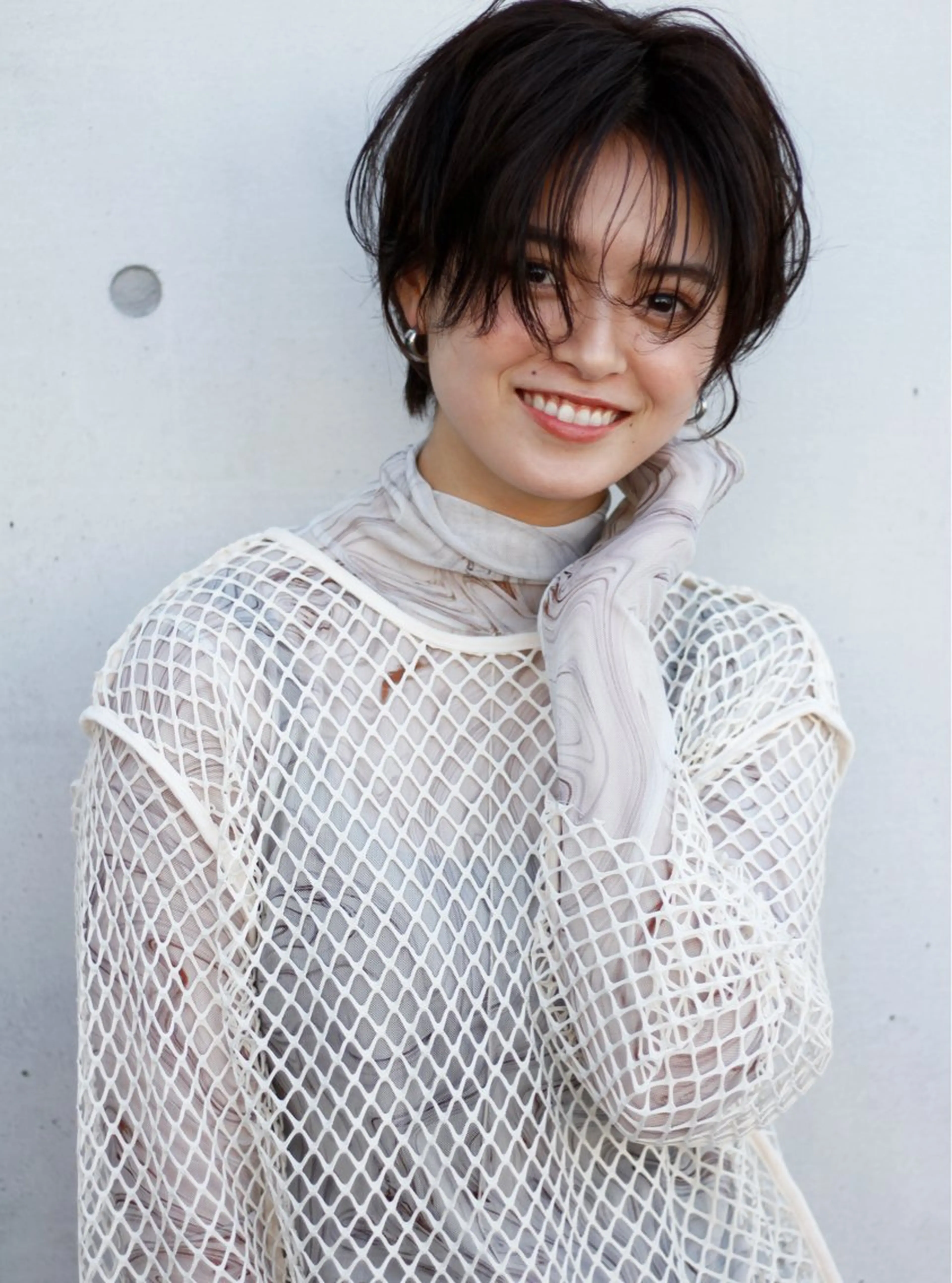 ショート 顔周りデザイン/ ママ美容師/濱ほのかのヘアスタイル