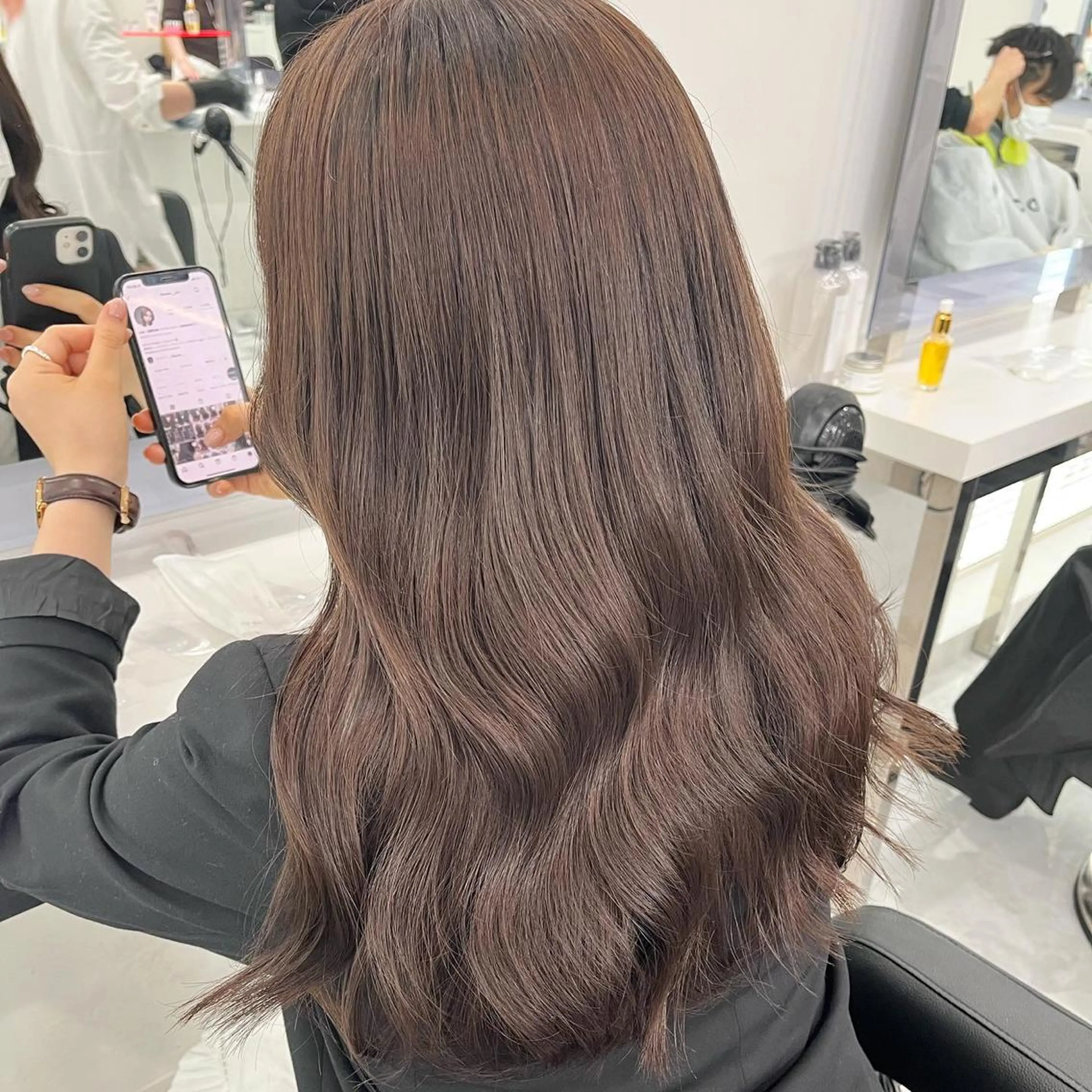 ロング カラー カット ヘッドスパ ヘアセット うる艶トレンドヘア 🕊️上野BABYのヘアスタイル