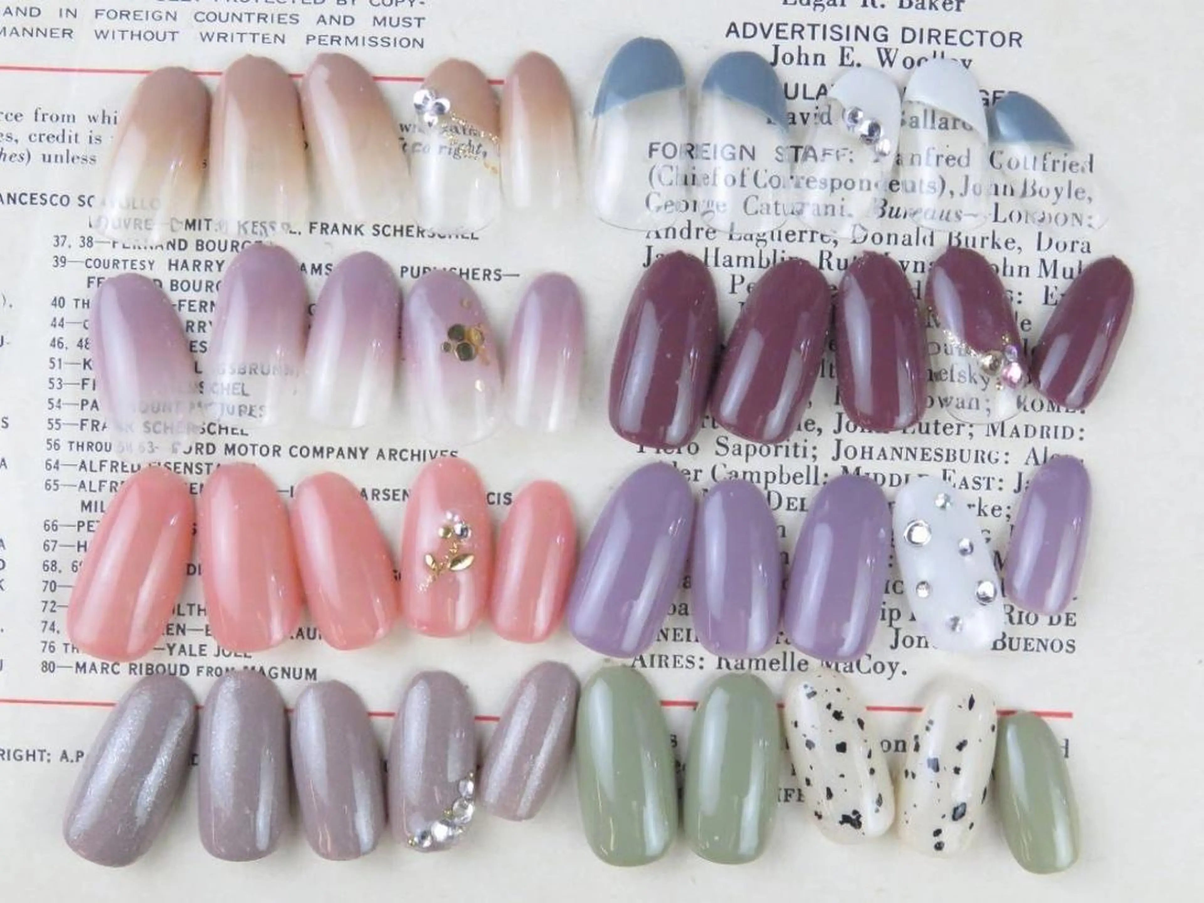 ネイル Huit所属・ユイット 甲南山手のネイルデザイン