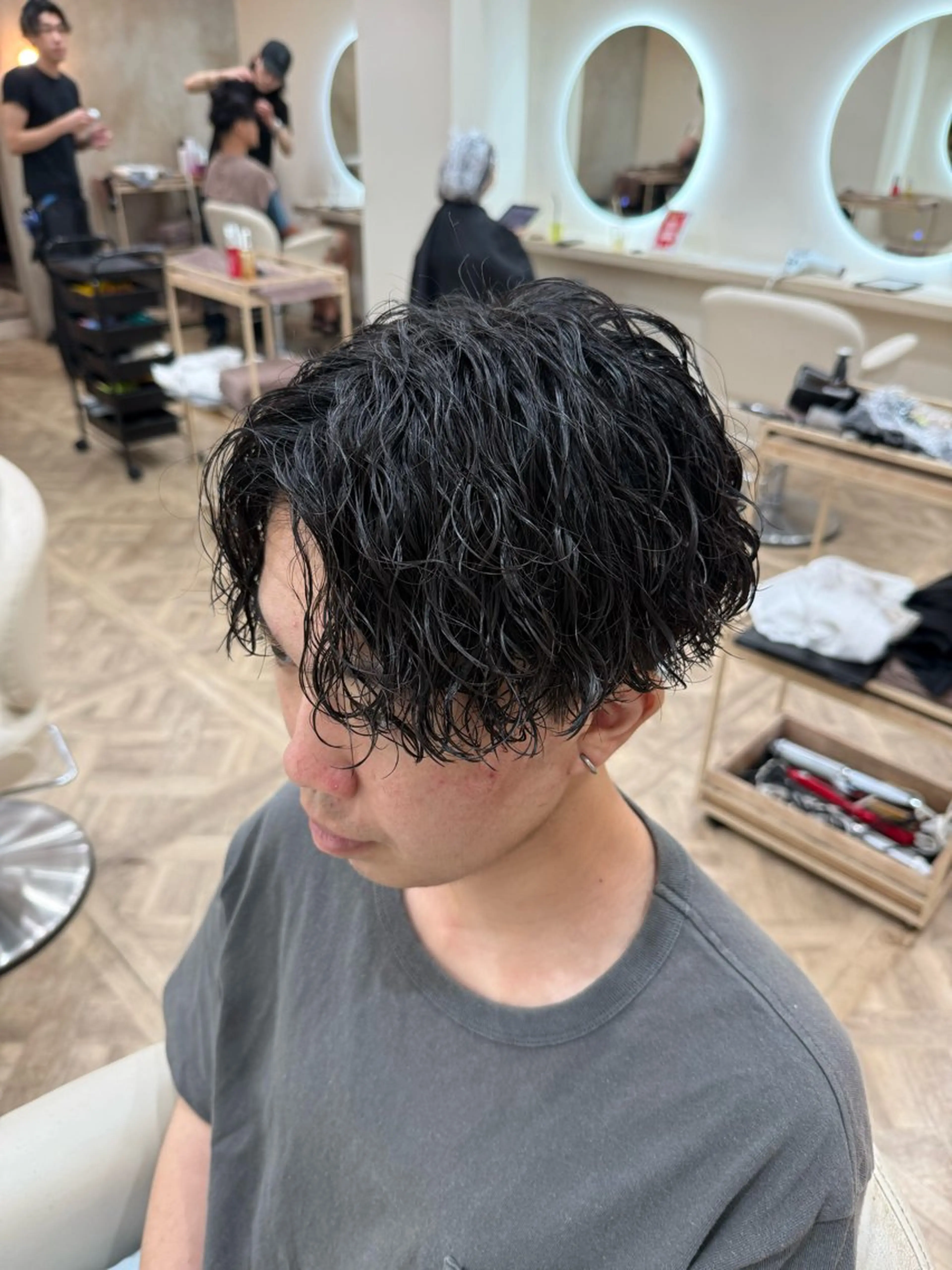 パーマ メンズ 市原亮/名古屋駅/ ツイスパ/波巻きのヘアスタイル