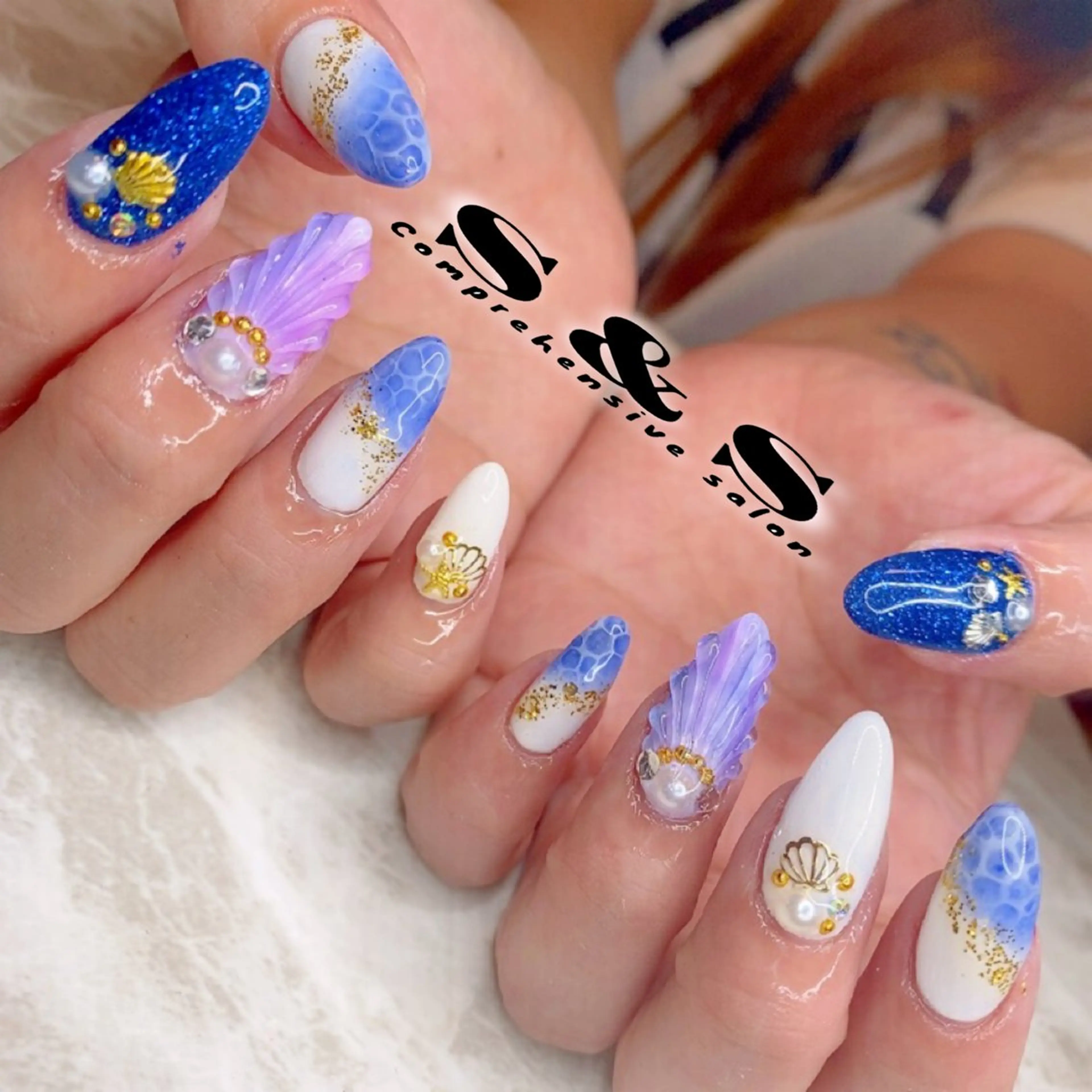 ネイル 長さ出し メンズネイル 持ち込み スカルプネイル 夏ネイル ハンドネイル フットネイル ハンドケア S&S 村田小百合のネイルデザイン