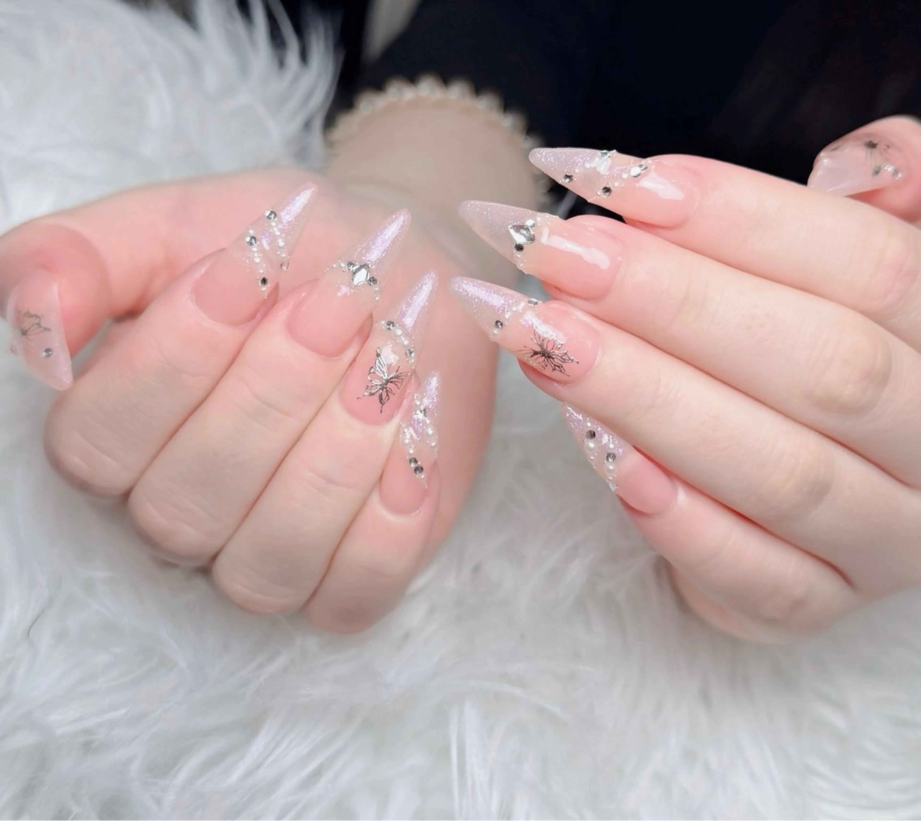 ネイル アートネイル 韓国ネイル 持ち込み ワンホンネイル ハンドネイル Lenie Nail Salonのネイルデザイン