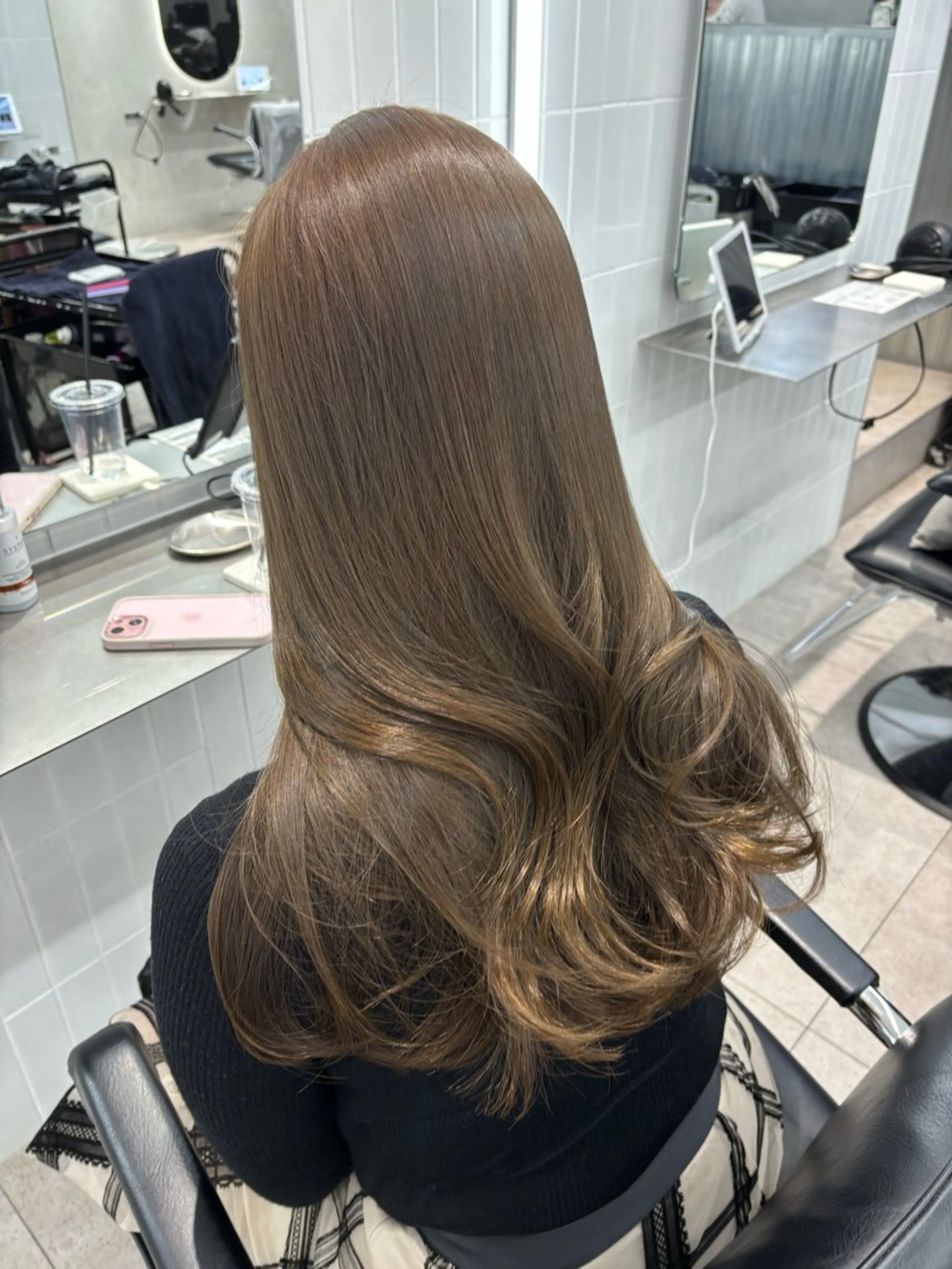 ロング カラー ヘアアレンジ カット ヘアカラー トリートメント ONYX【オニキス】所属・韓国レイヤーカット/ 髪質改善/郷家拓斗のヘアスタイル