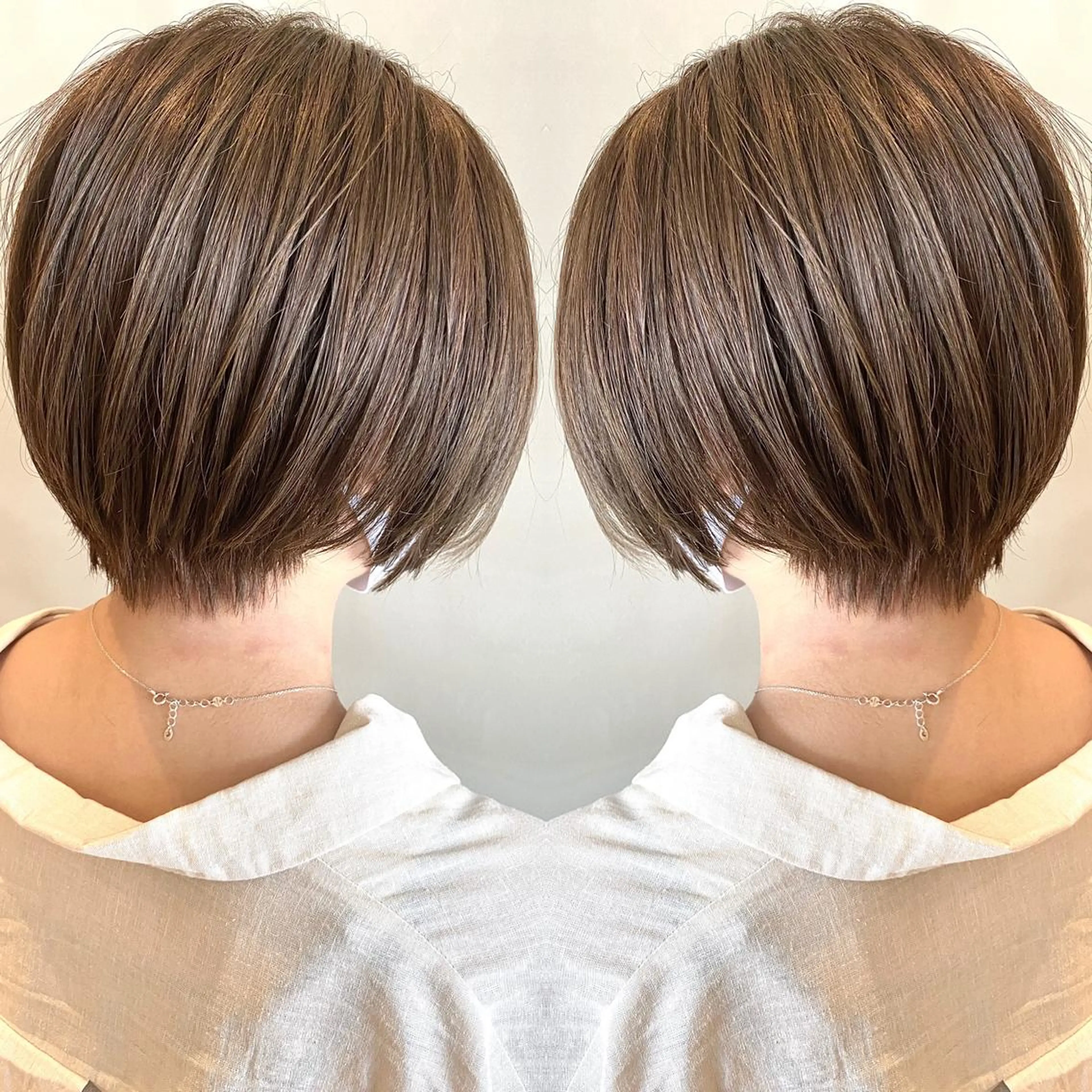 ショート カラー ヘアアレンジ ネイル マツエク・マツパ 透明感カラー ハイライトカラー 外国人風カラー ハイライト ショートヘア カット ヘアカラー reverie【レヴリー】所属・夜23時まで予約🉑 reverieあきらのヘアスタイル