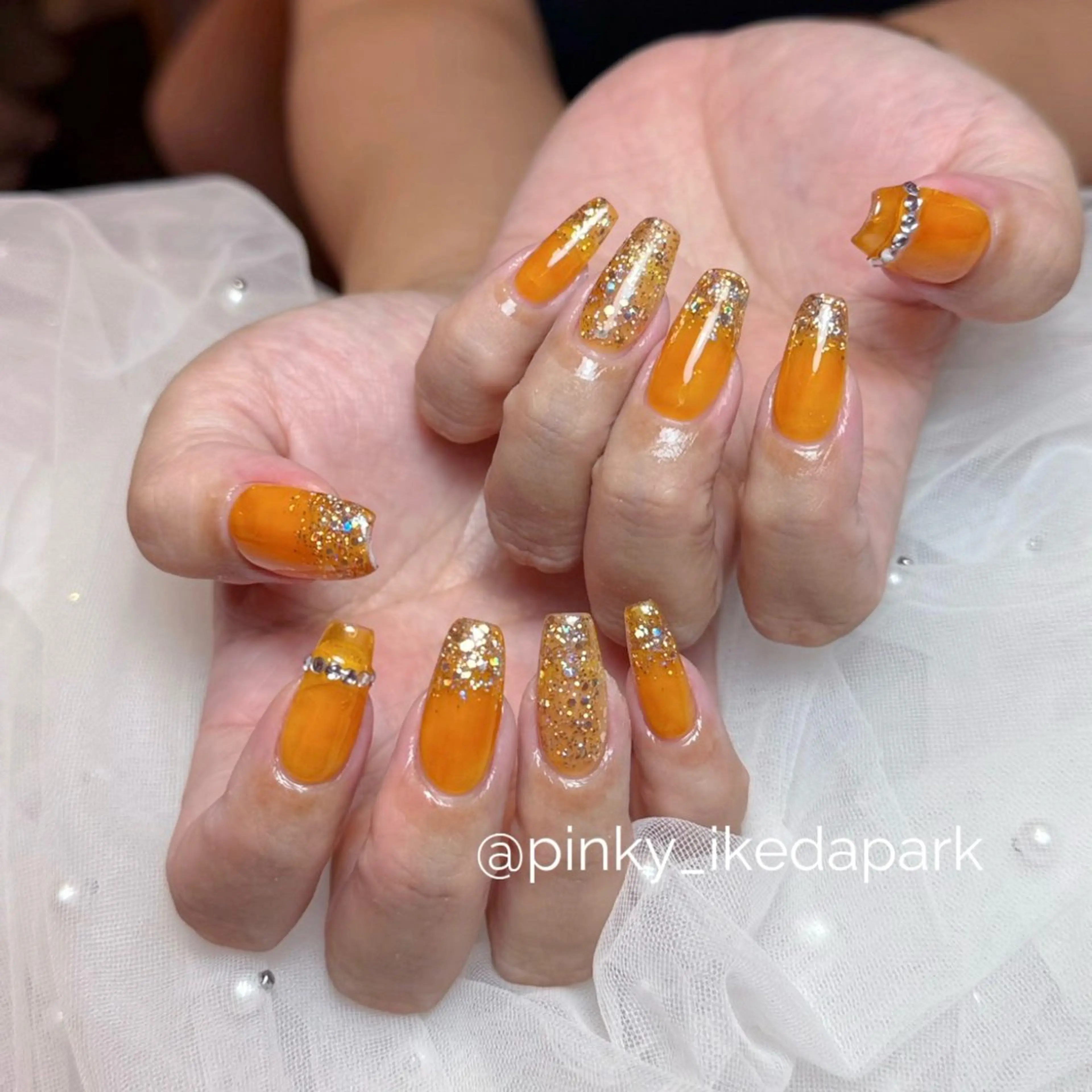 ネイル シンプルネイル ハンドネイル PINKY nail所属・ピンキー 池田公園店のネイルデザイン