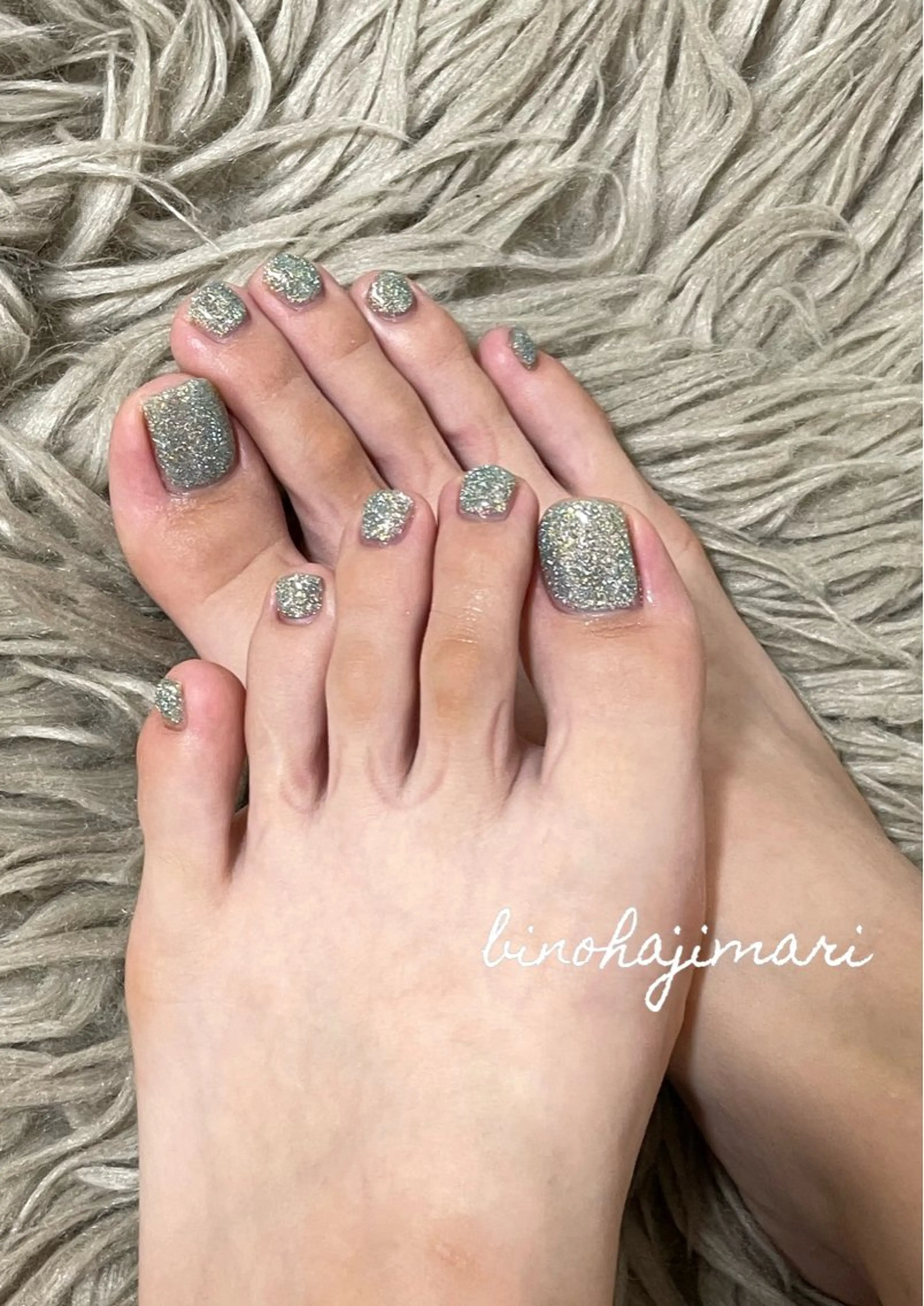 ネイル アートネイル フラッシュネイル フットネイル グリーン ラメ(グリッター) ハンドネイル ハンドケア ♡Bivi♡自爪に 優しいネイルサロンのネイルデザイン