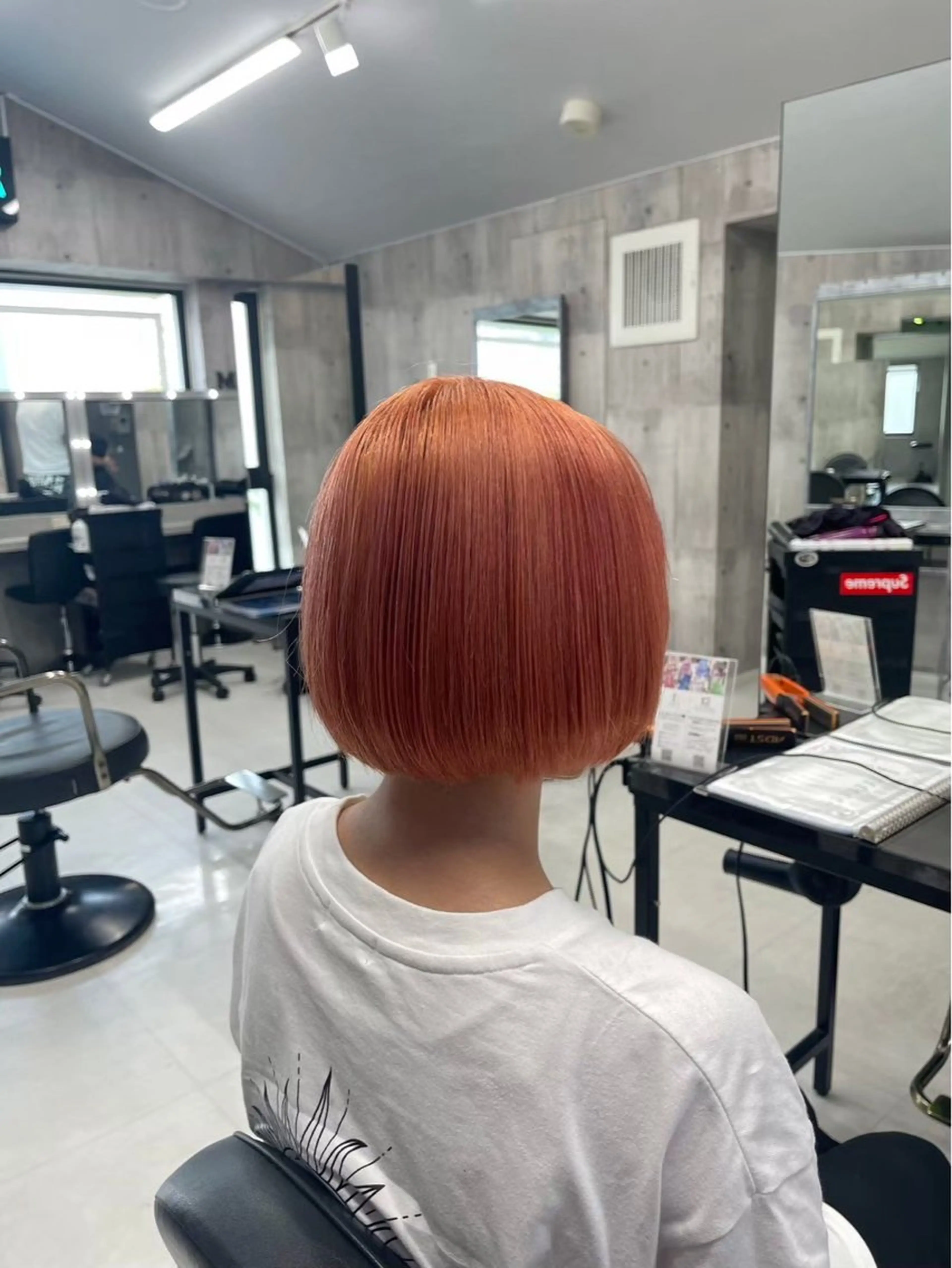 ショート カラー ミルクティー/ピンク カラー/ みう🎀のヘアスタイル