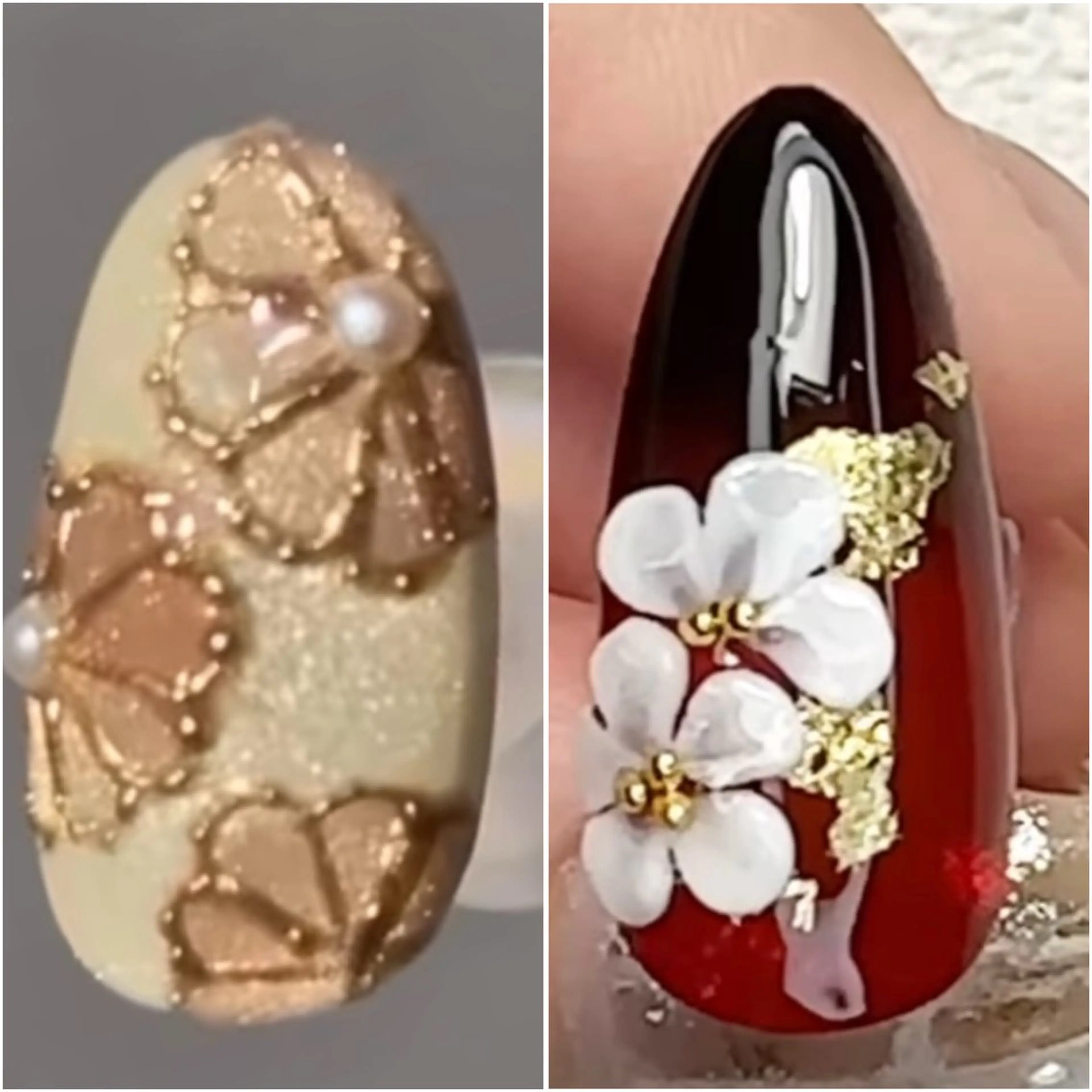 ネイル 成人式 Bonnal所属・Manamǐ 個性派のネイルデザイン