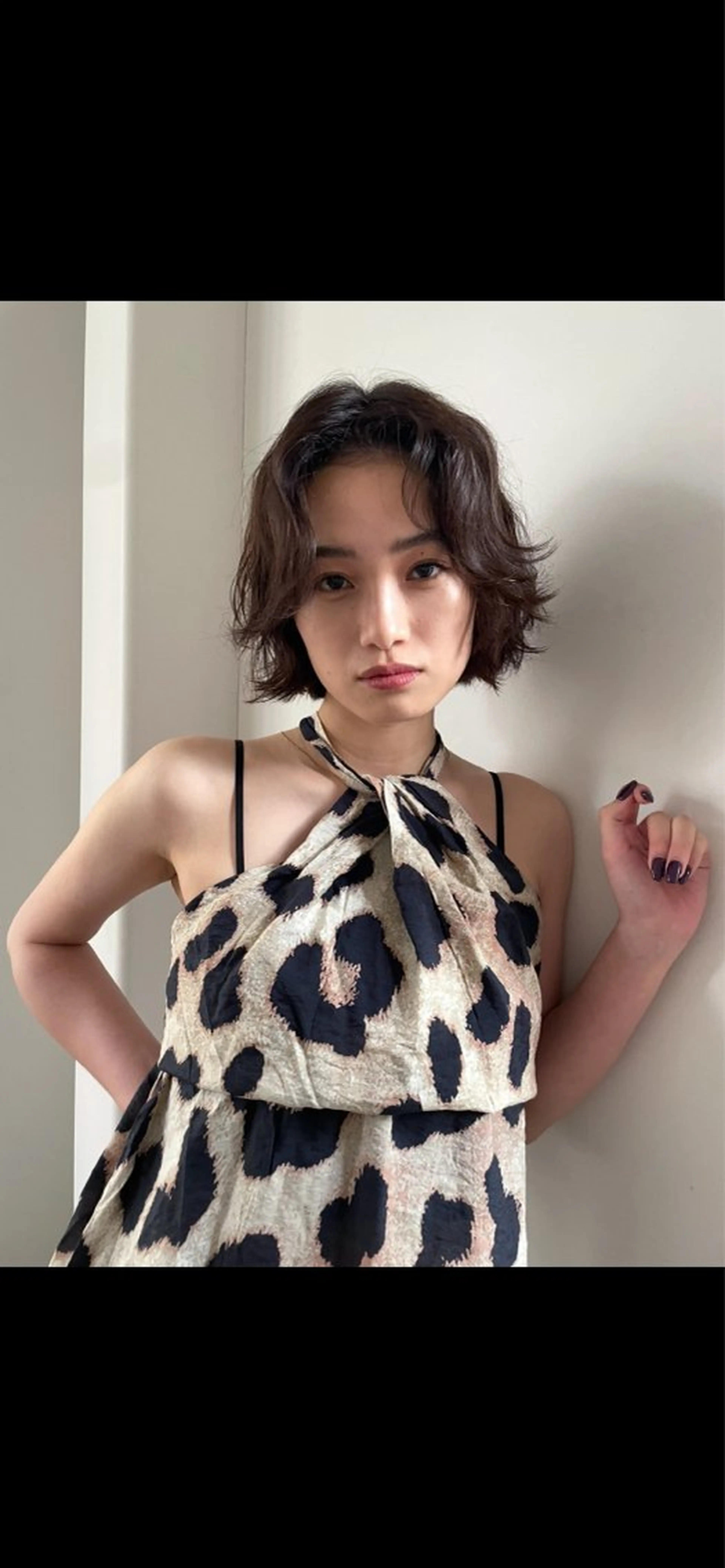 ショート パーマ カット パーマ ハナ🌼 梅田/ボブ/パーマのヘアスタイル