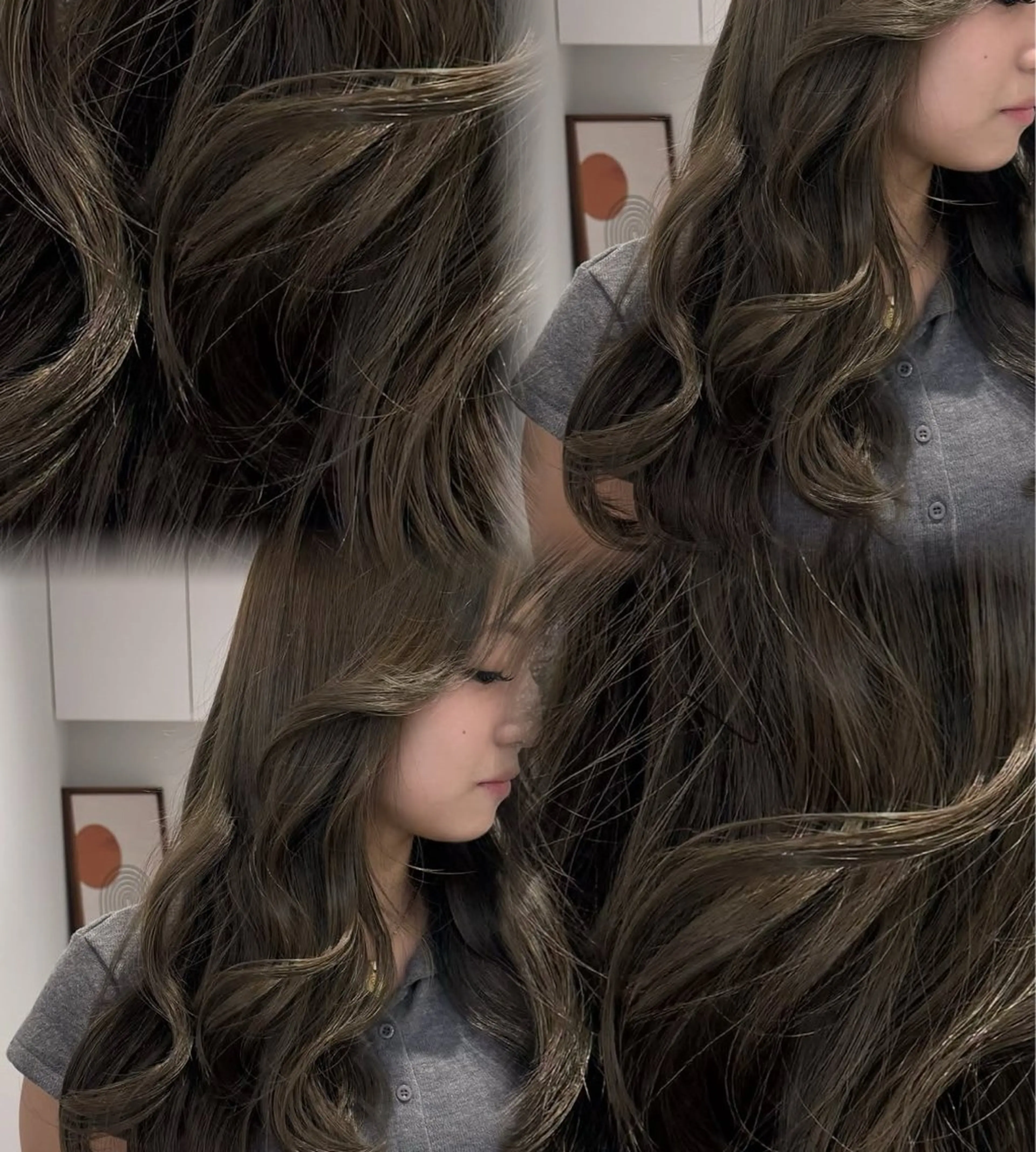 【人気No.1⚡️】透明感ワンカラー+5 step treatment🍀‪🫧の写真