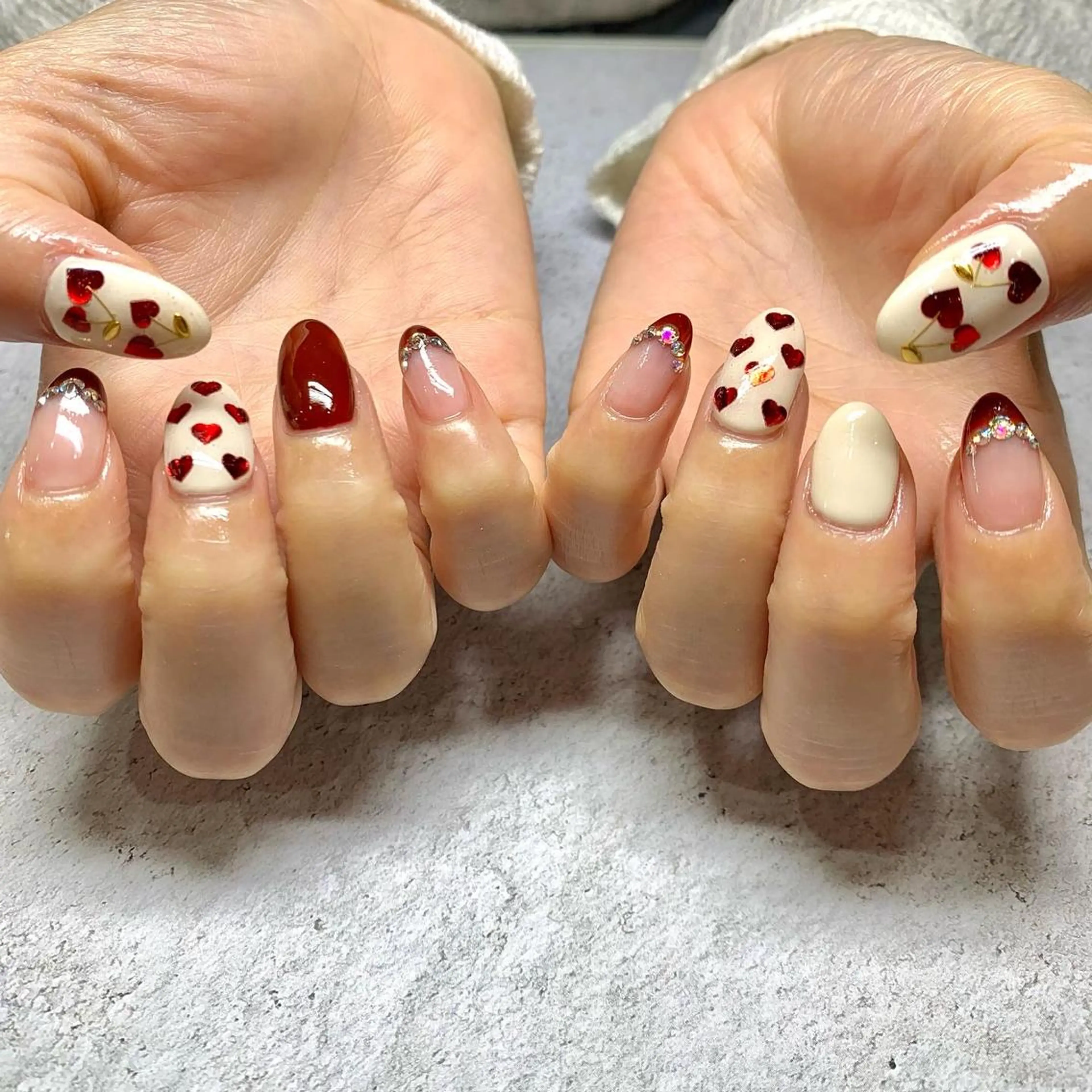 ネイル ハンドネイル nail atelier  new moon所属・森 貴子のネイルデザイン