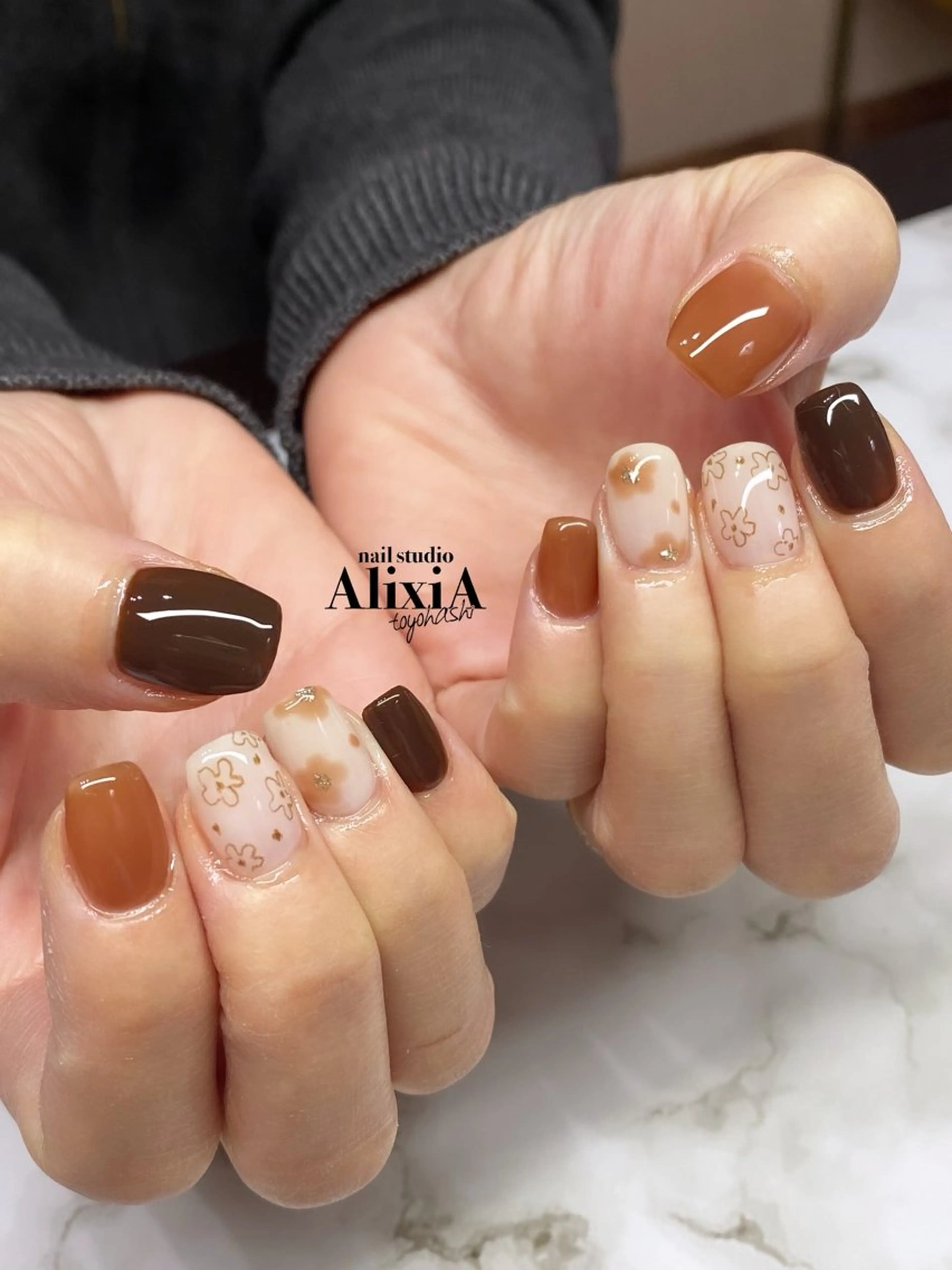 ネイル ハンドネイル AlixiA   nail studio所属・AlixiA ゆみのネイルデザイン