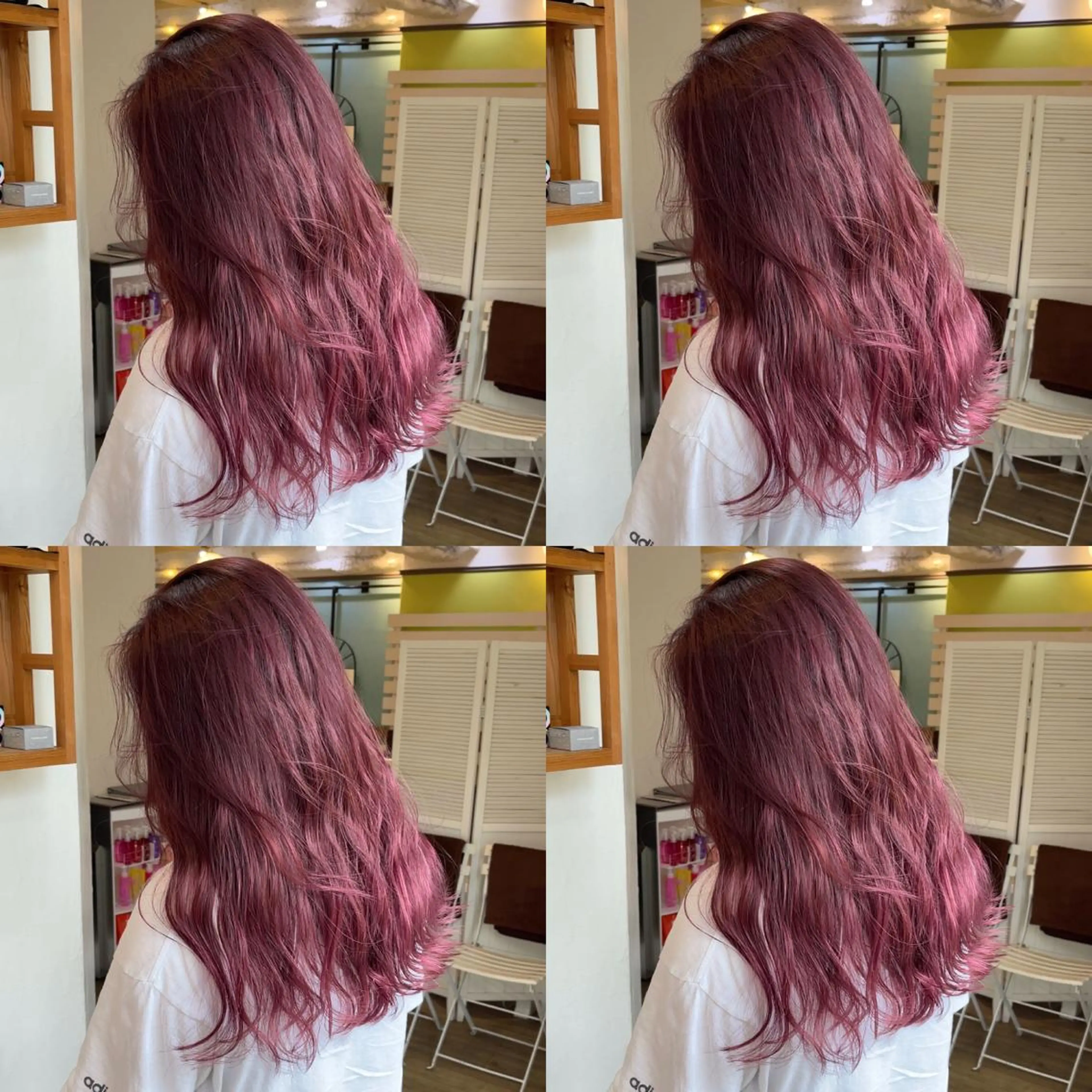 ロング カラー ベージュカラー ブリーチ ラベンダーカラー ラベンダーピンク ブリーチなしカラー カット ヘアカラー トリートメント ヘッドスパ ヘアセット 大人可愛い透明感🌟 小顔・韓国髪🌟野中のヘアスタイル